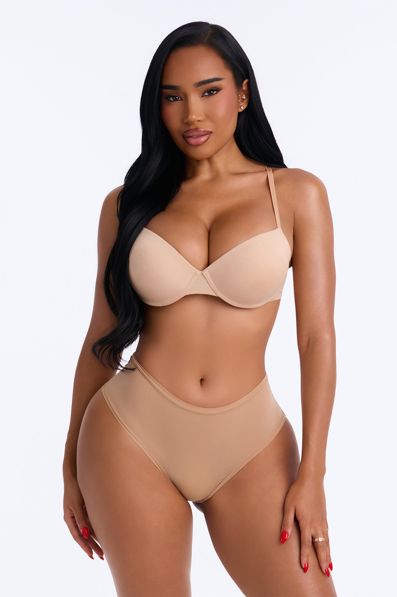 Let Me Live Low Hipster Panty - Tan