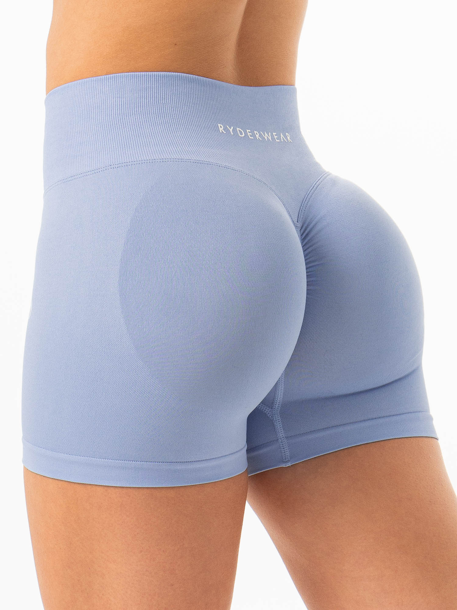 Sculpt Seamless Shorts - Sky Blue
