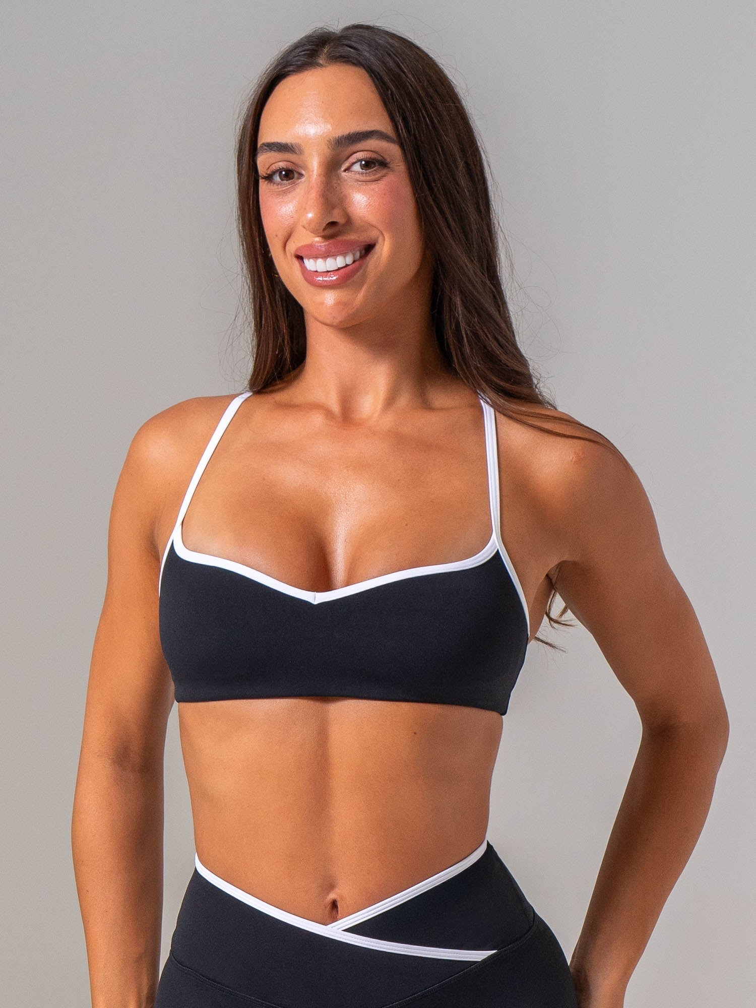 NKD Sweetheart Contrast Bra - Black/white