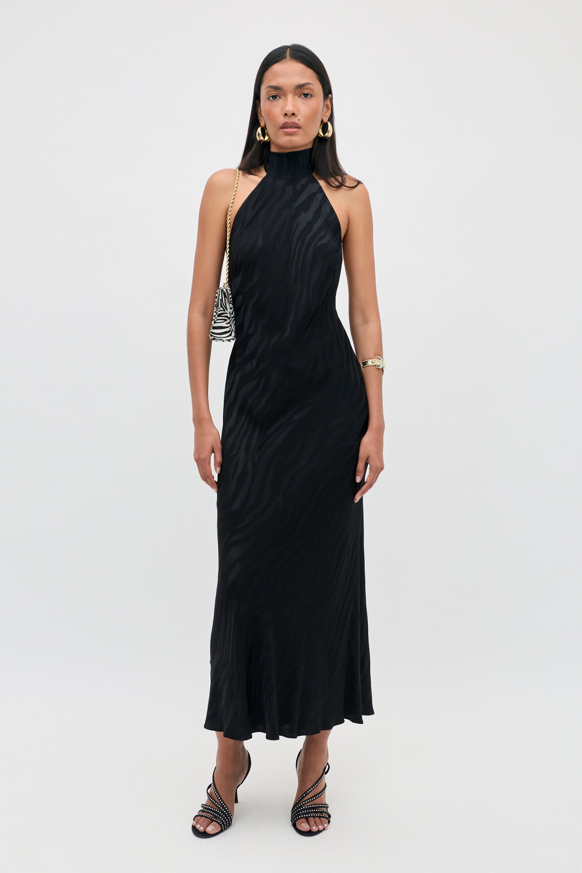 Maura - Cooper Jacquard Black