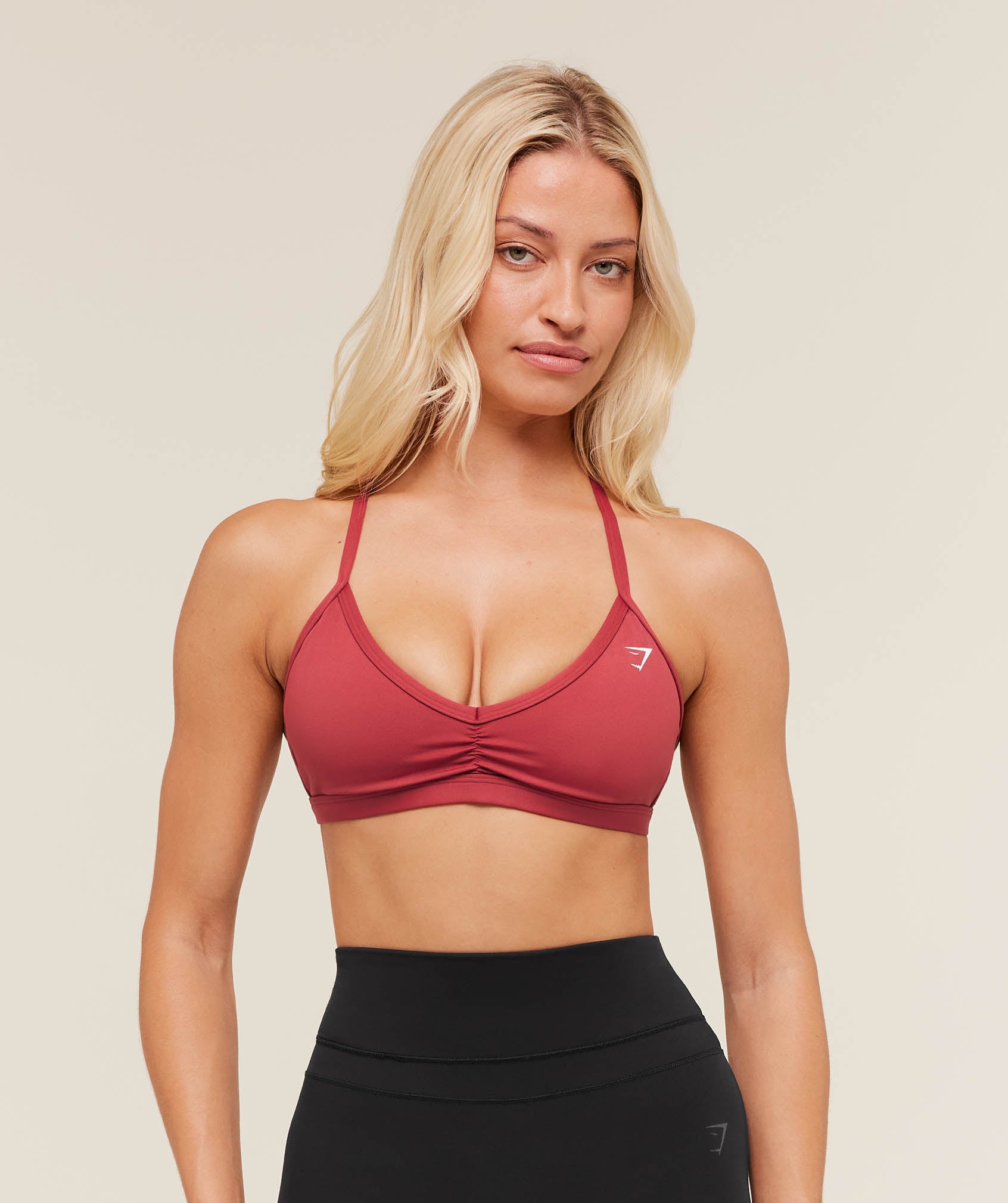 Gymshark Minimal Sports Bra - Athletic Burgundy