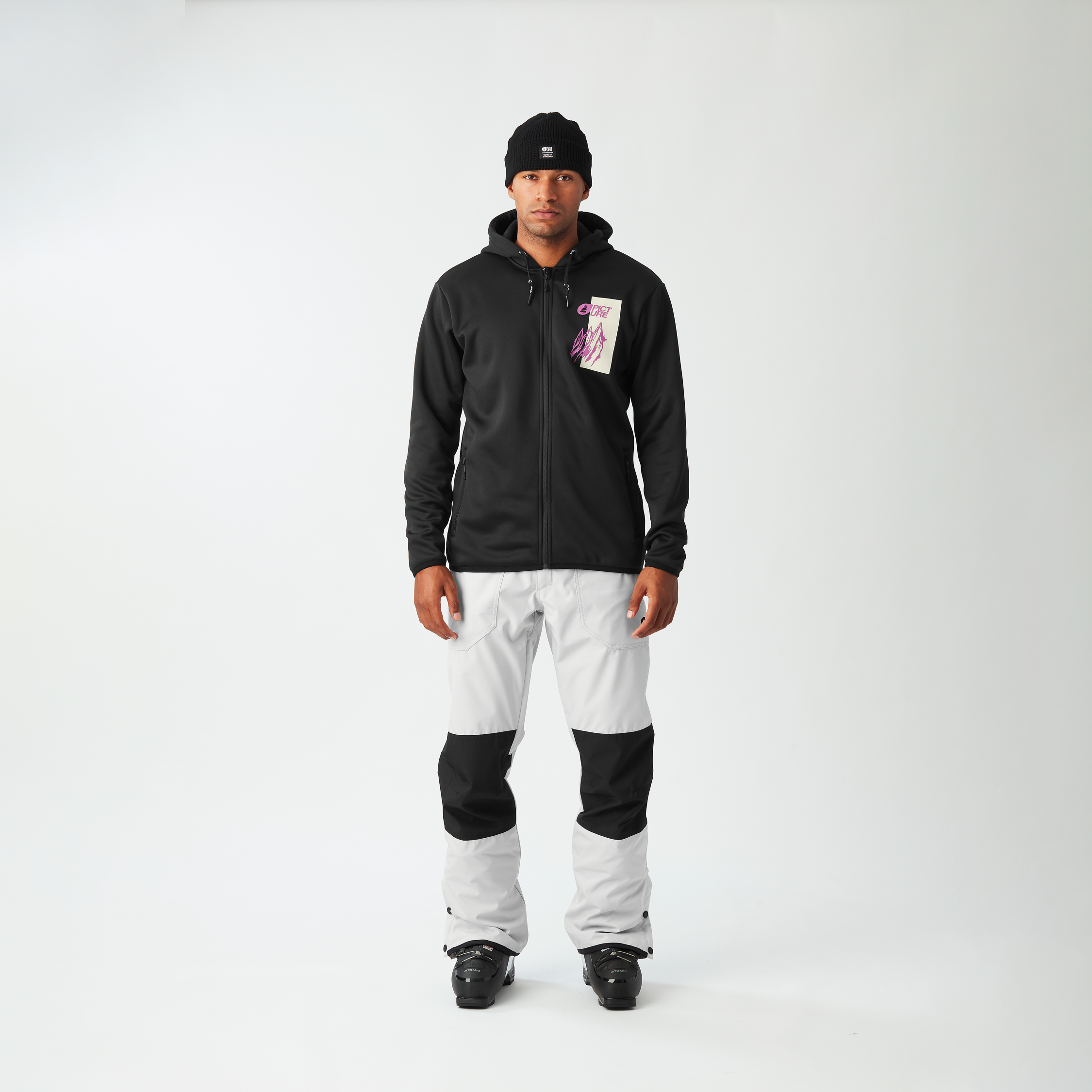 Sweat à capuche technique zippé homme PARK