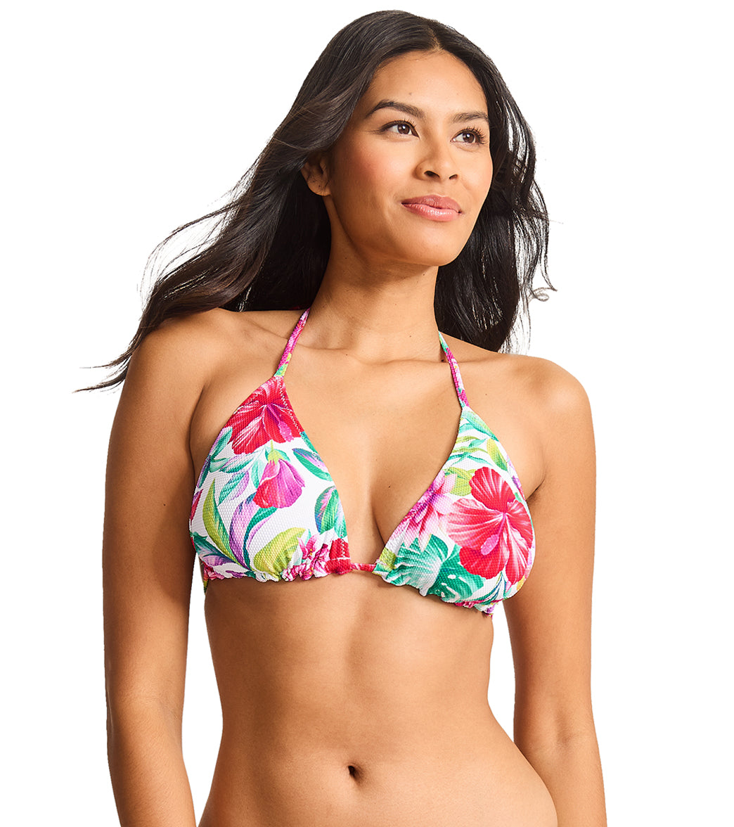 Tommy Bahama Women's Island Cays Fiesta Reversible String Bikini Top