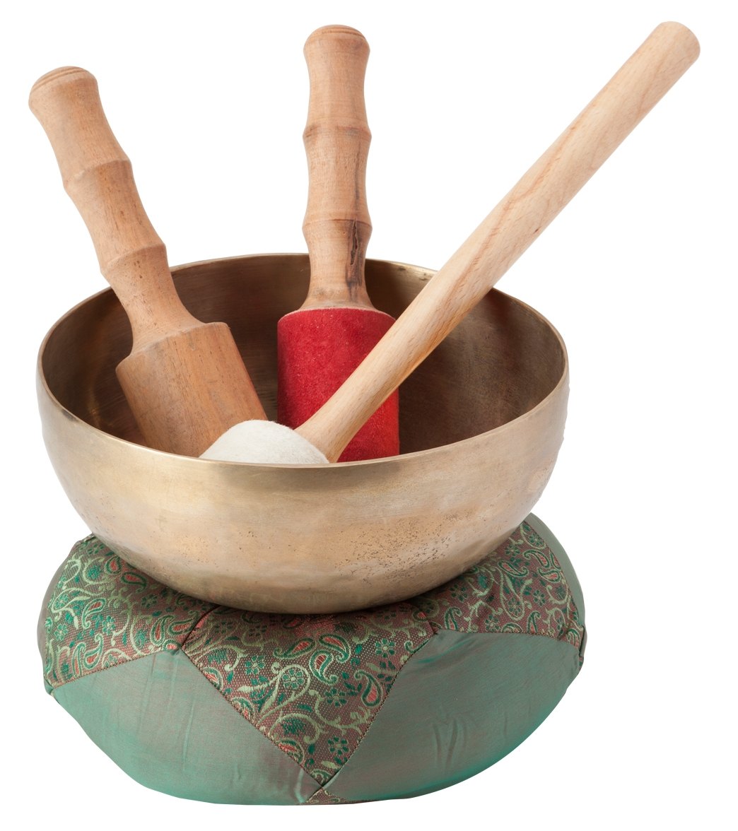 Sacred Space Xl Healing Grade E/D Chakra Tibetan Singing Bowl 8"