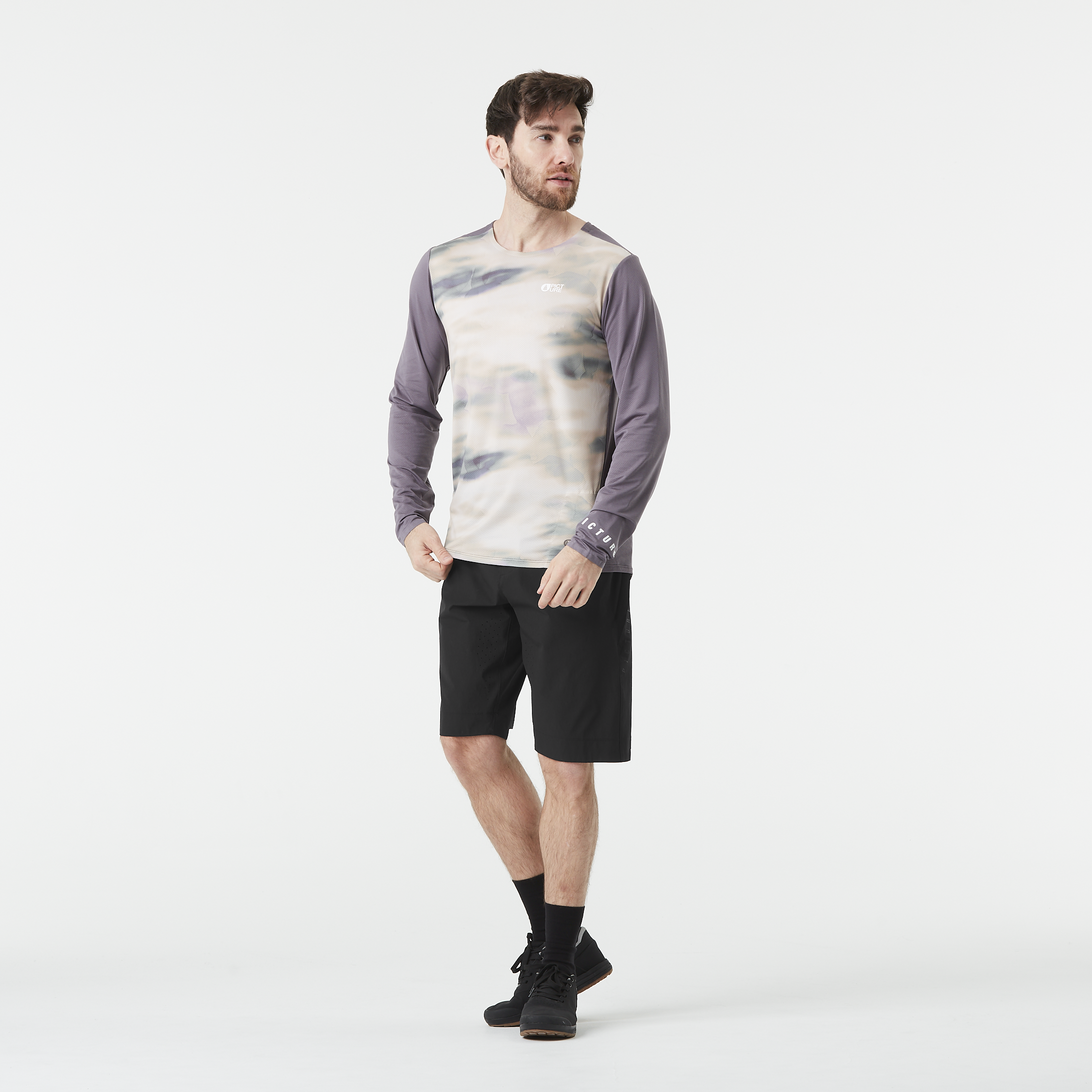 T-shirt VTT manches longues homme OSBORN PRINTED
