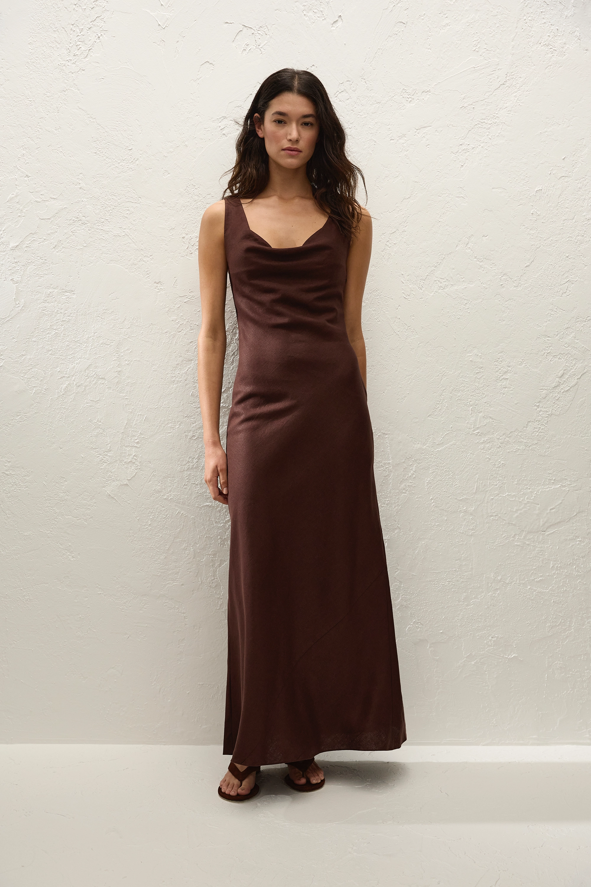 Paloma Maxi Dress Carob - Final Sale