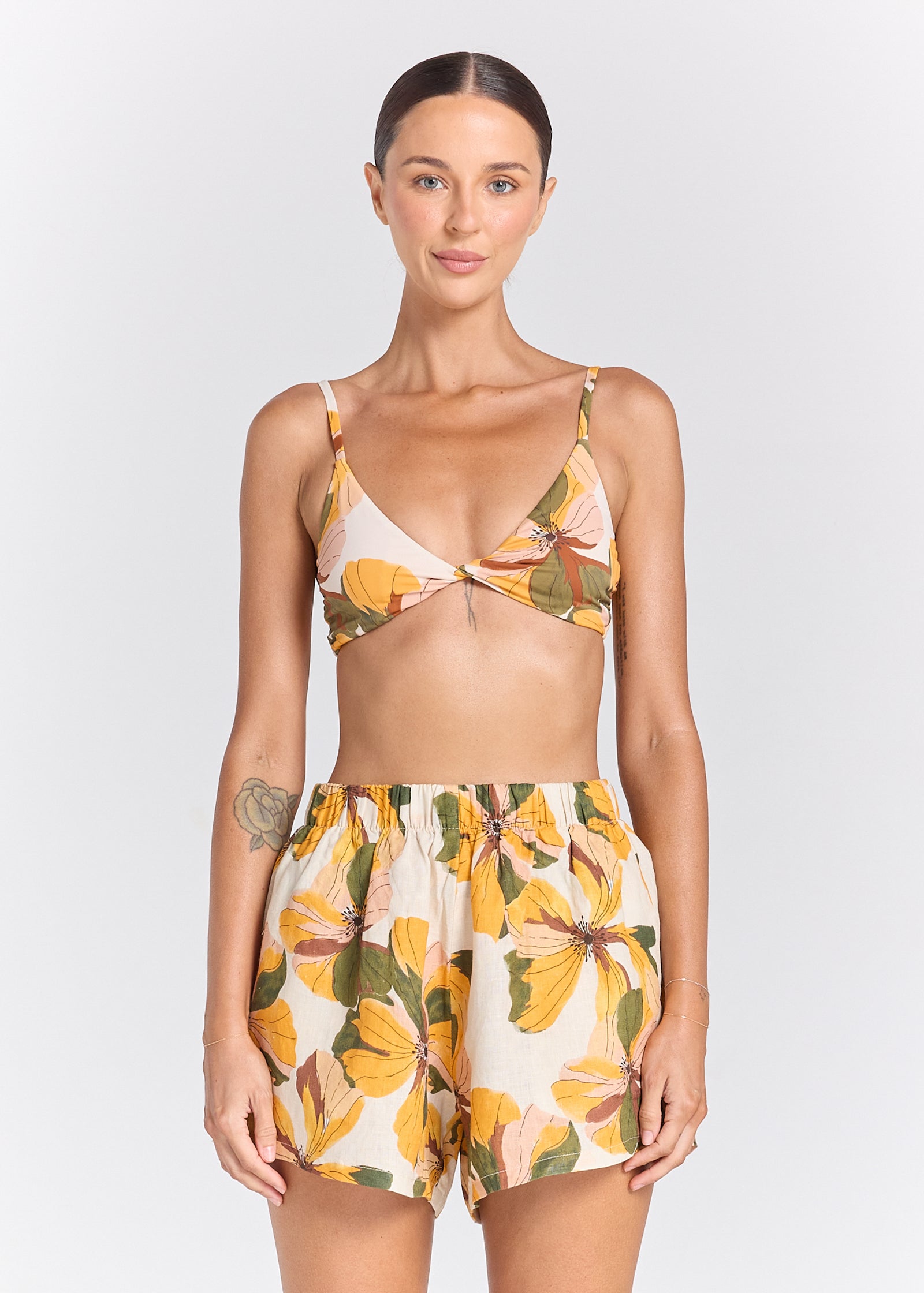 Poolside Paradiso Marigold Tropics Resort Short