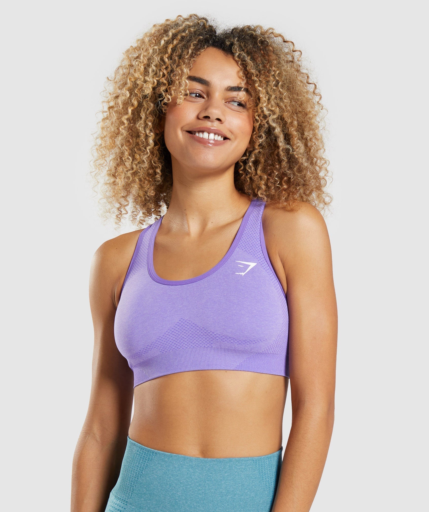 Gymshark Vital Sports Bra - Bright Purple/ Marl