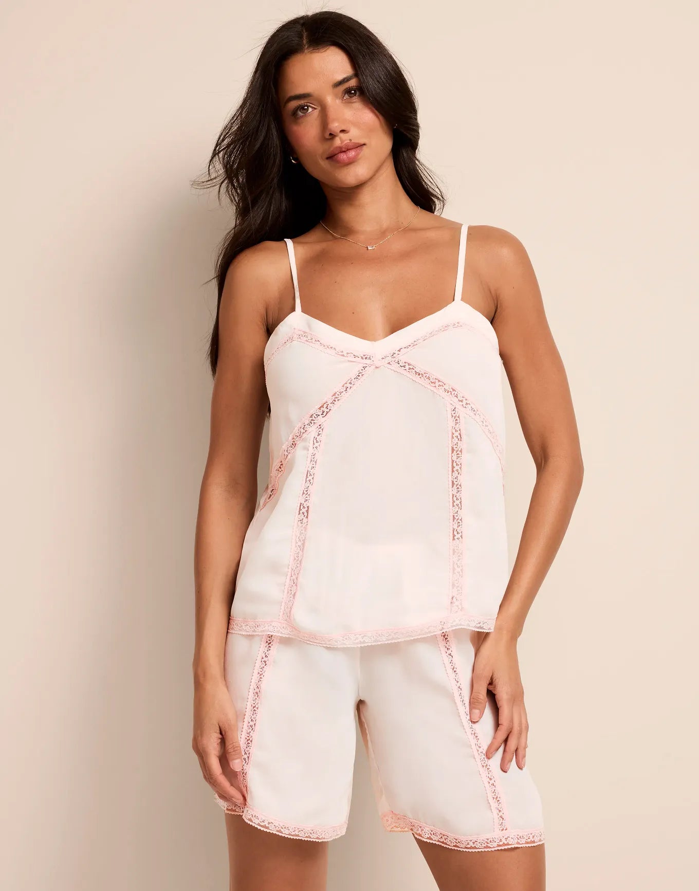 Aniella Cami and Bermuda Short PJ Set