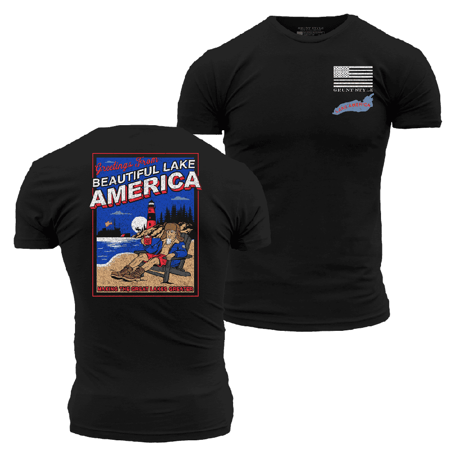 Lake America T-Shirt - Black