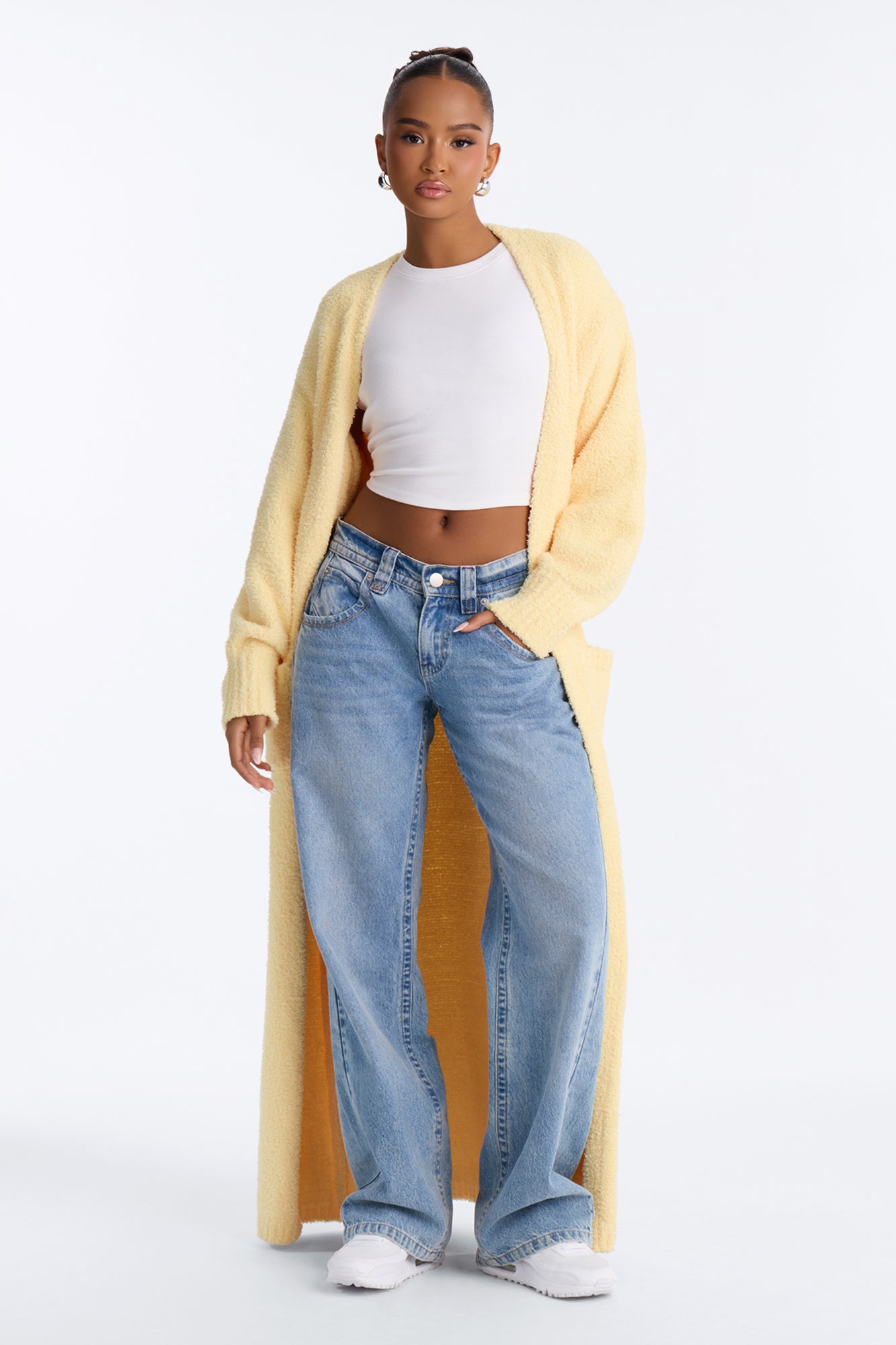 Living In It Cardigan - Butter Yellow