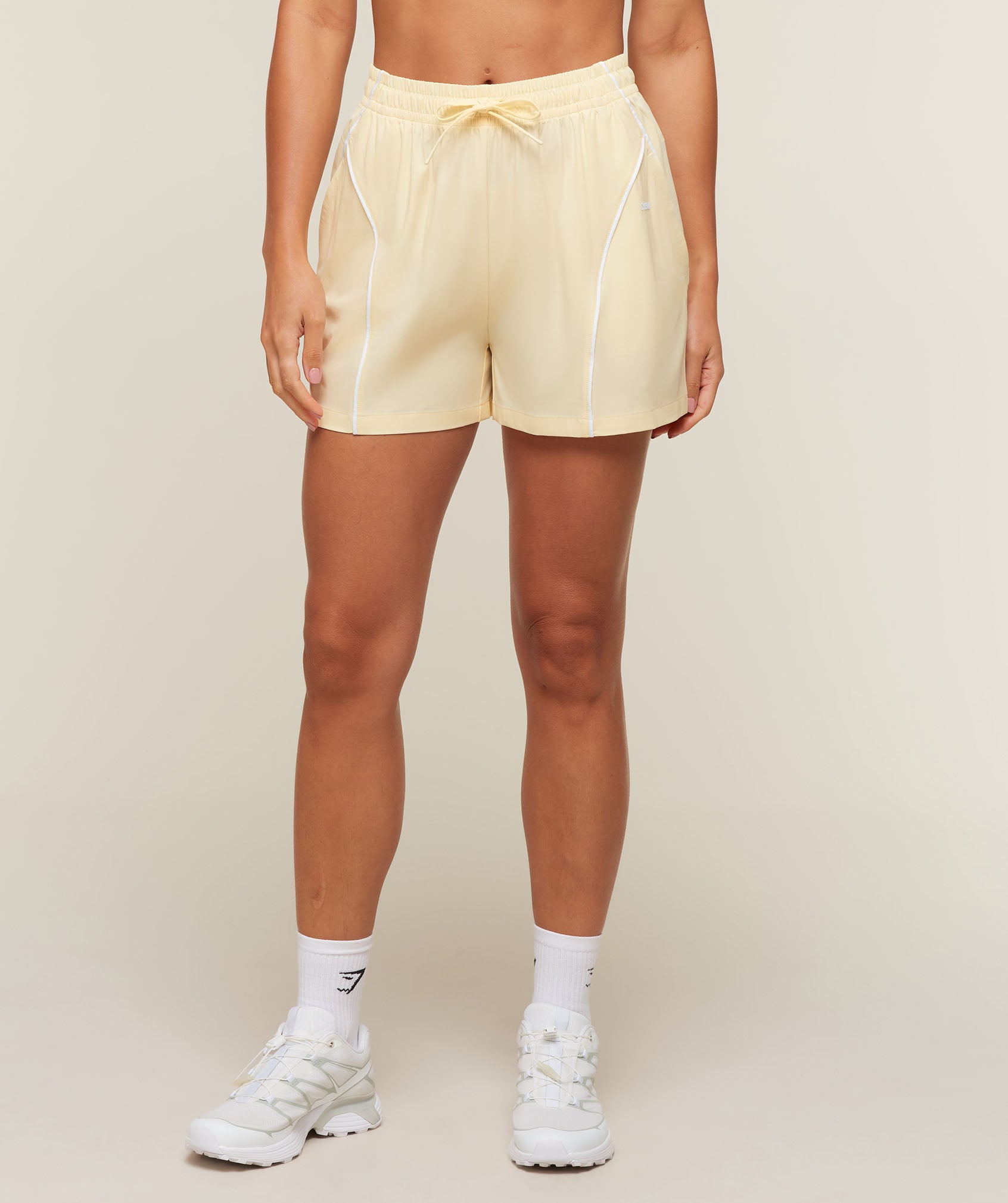 Gymshark Track Shorts - Butter Yellow