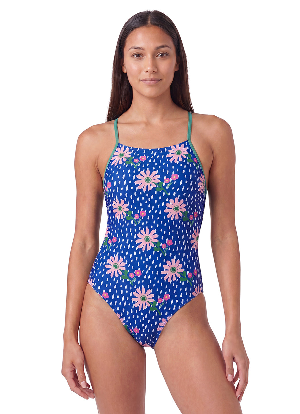 Sporti HydroLux Coastal Daisy Micro Back One Piece Swimsuit (26-40)