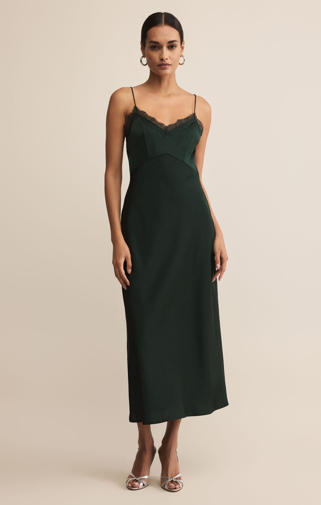 Z Supply Garland Green After Hours Midi Dress
