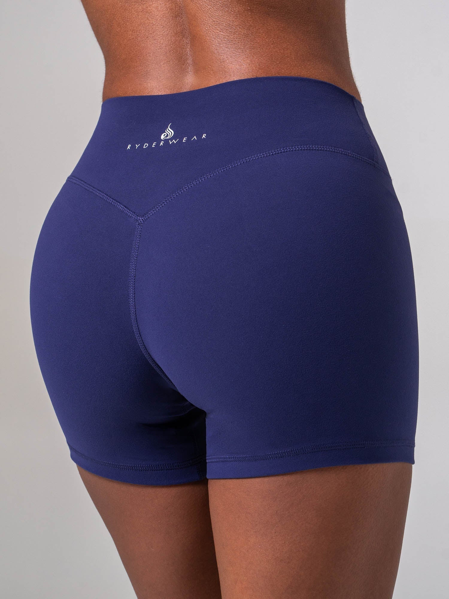 NKD Sueded Luxe Shorts - Navy