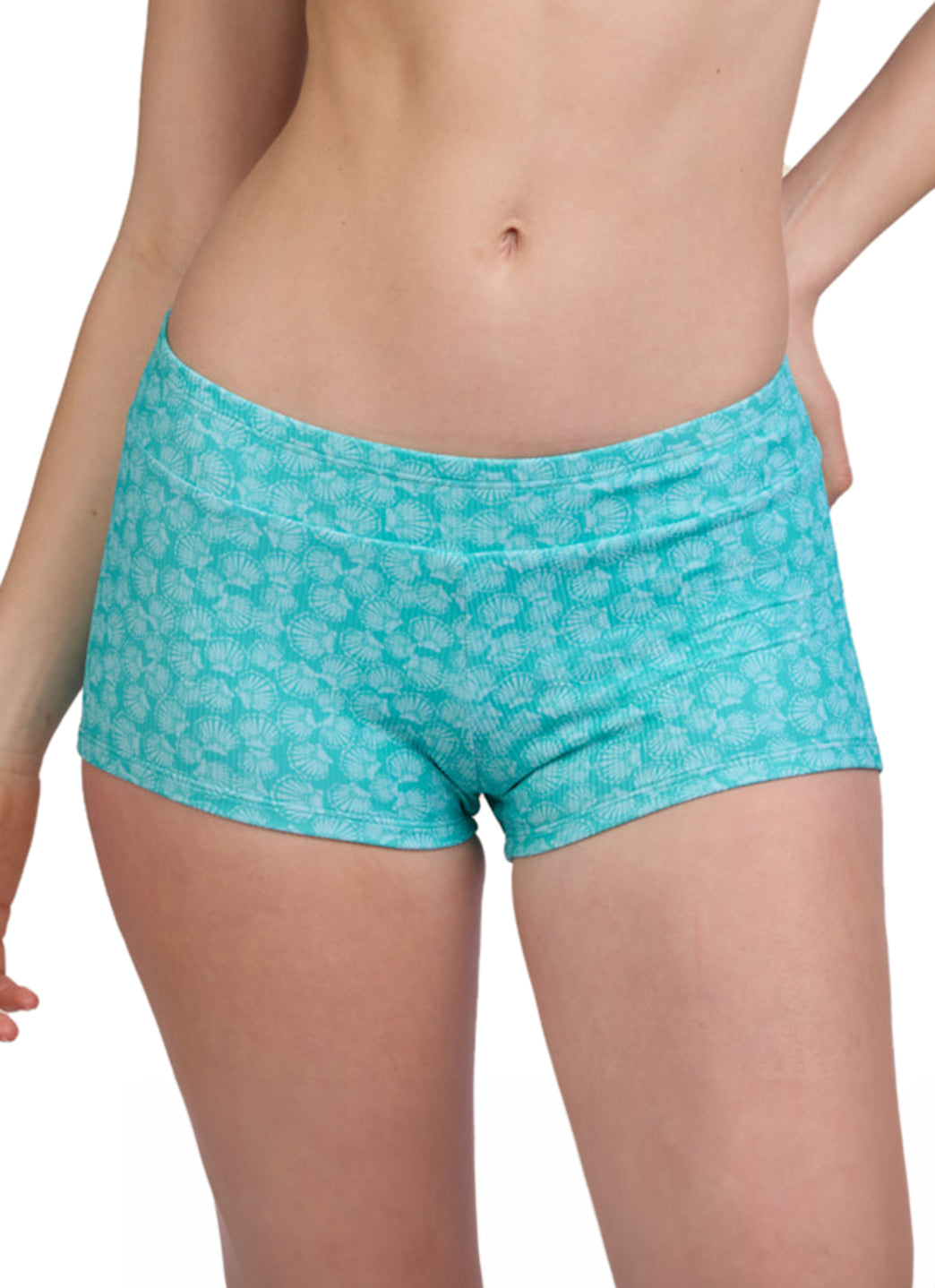 JOLYN Women's Piha Clamshell Boyshort Swim Short