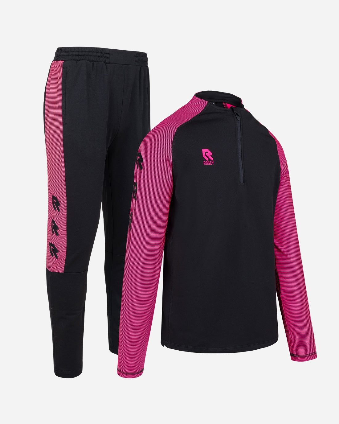 Performance Tracksuit Black/Neon Pink