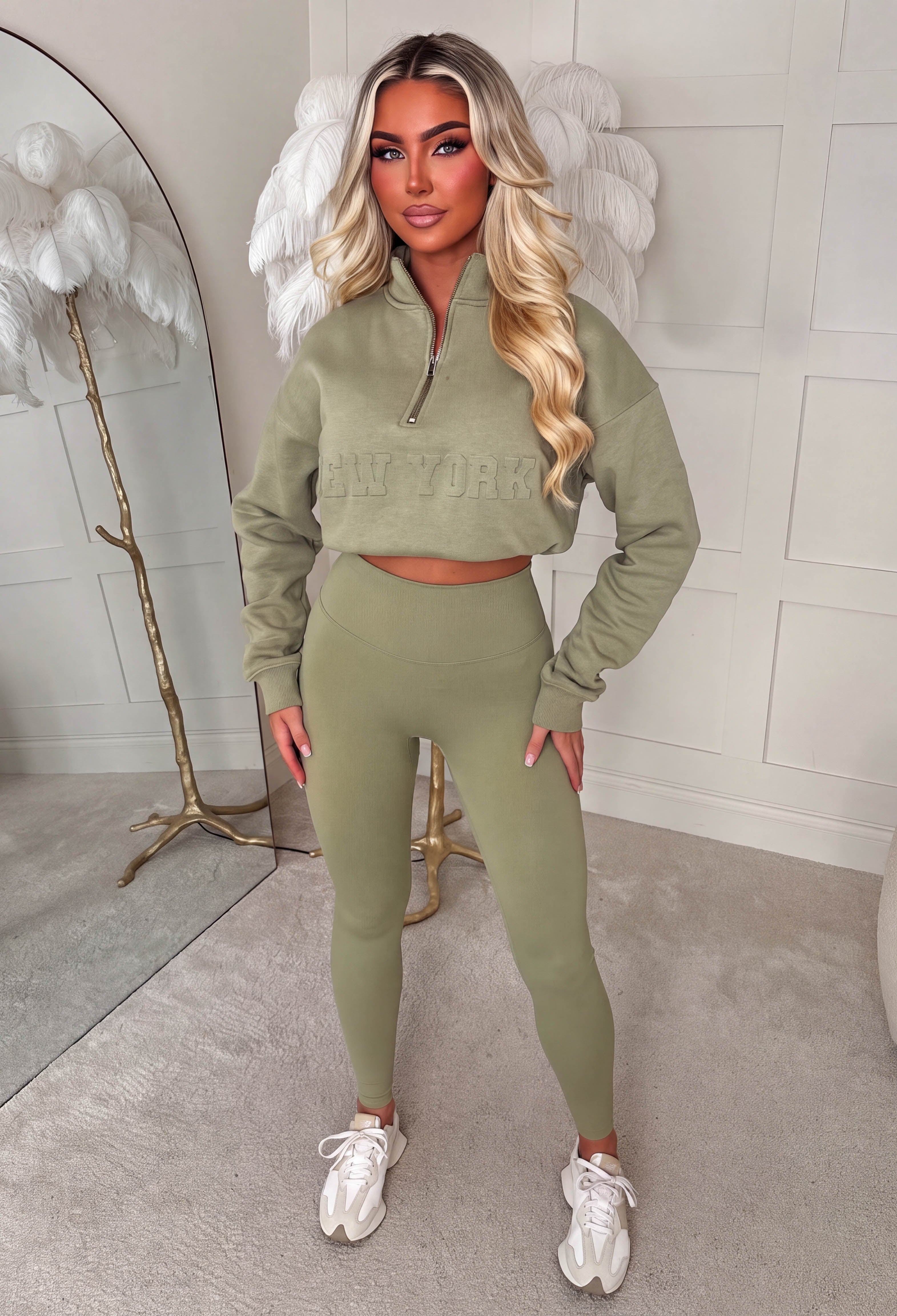 On The Go Green Leggings