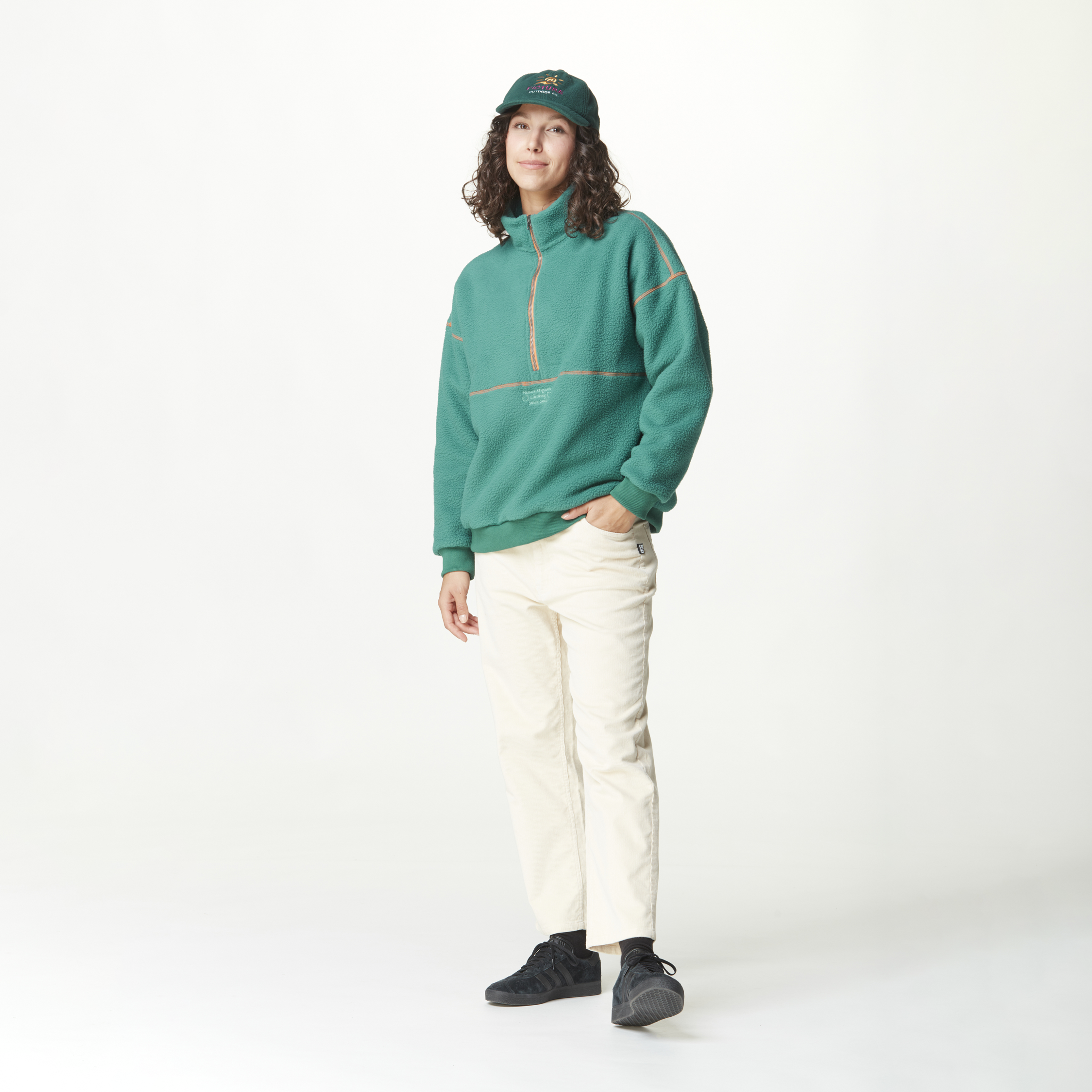 Sweat polaire 1/4 zippé femme CYLLA