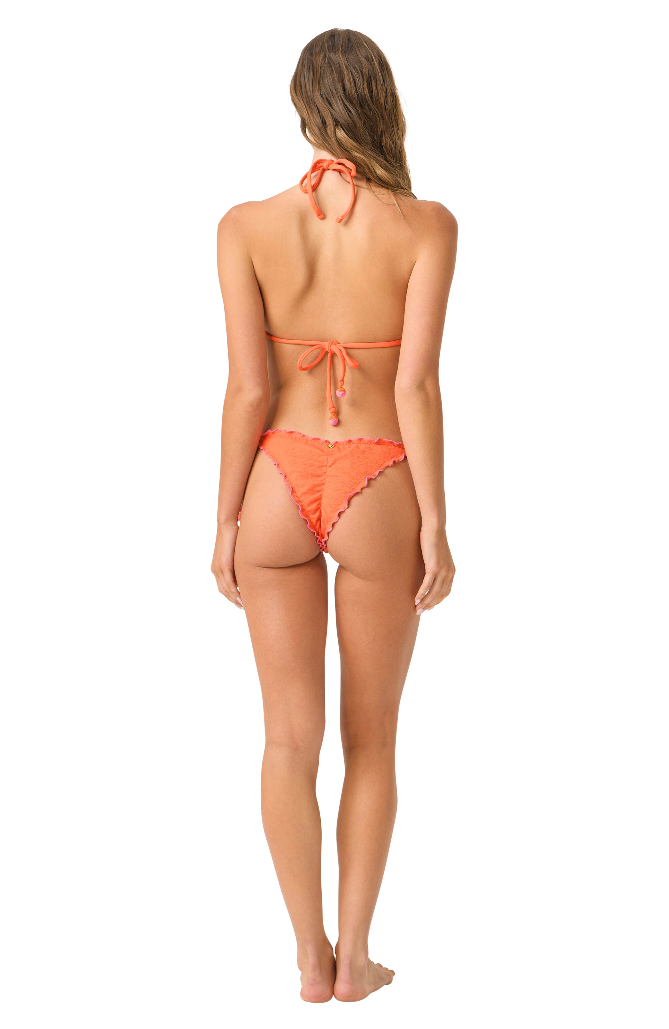 PQ Swim Paloma Lettuce Edge Tie Side Bottom Teeny