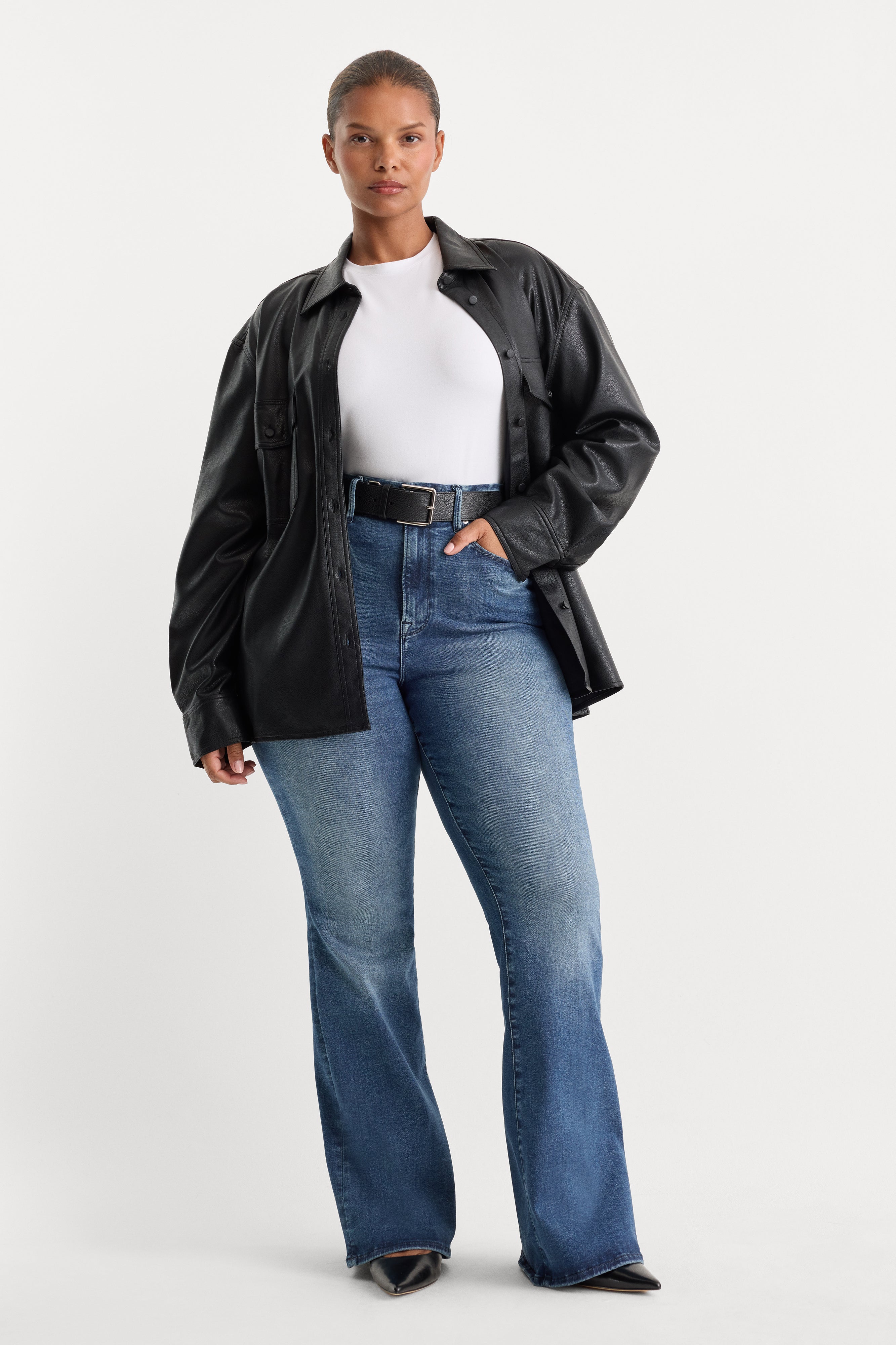 ALWAYS FITS GOOD LEGS FLARE JEANS | INDIGO1071