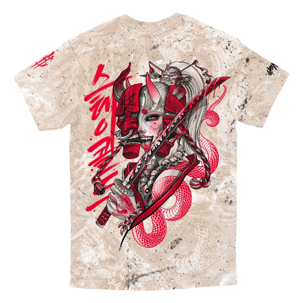 Fashion Kill (Peach) - Regular T-Shirt (200GSM)