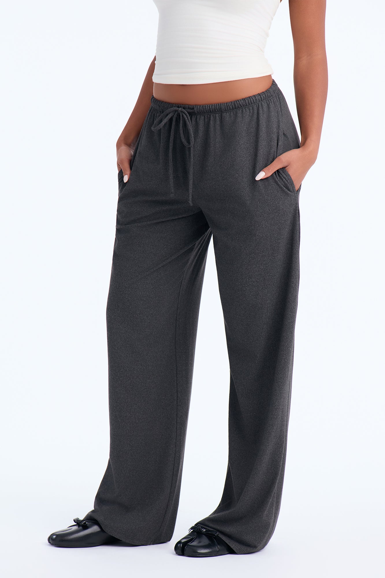 Cool Girl Cozy Lounge Pant - Charcoal