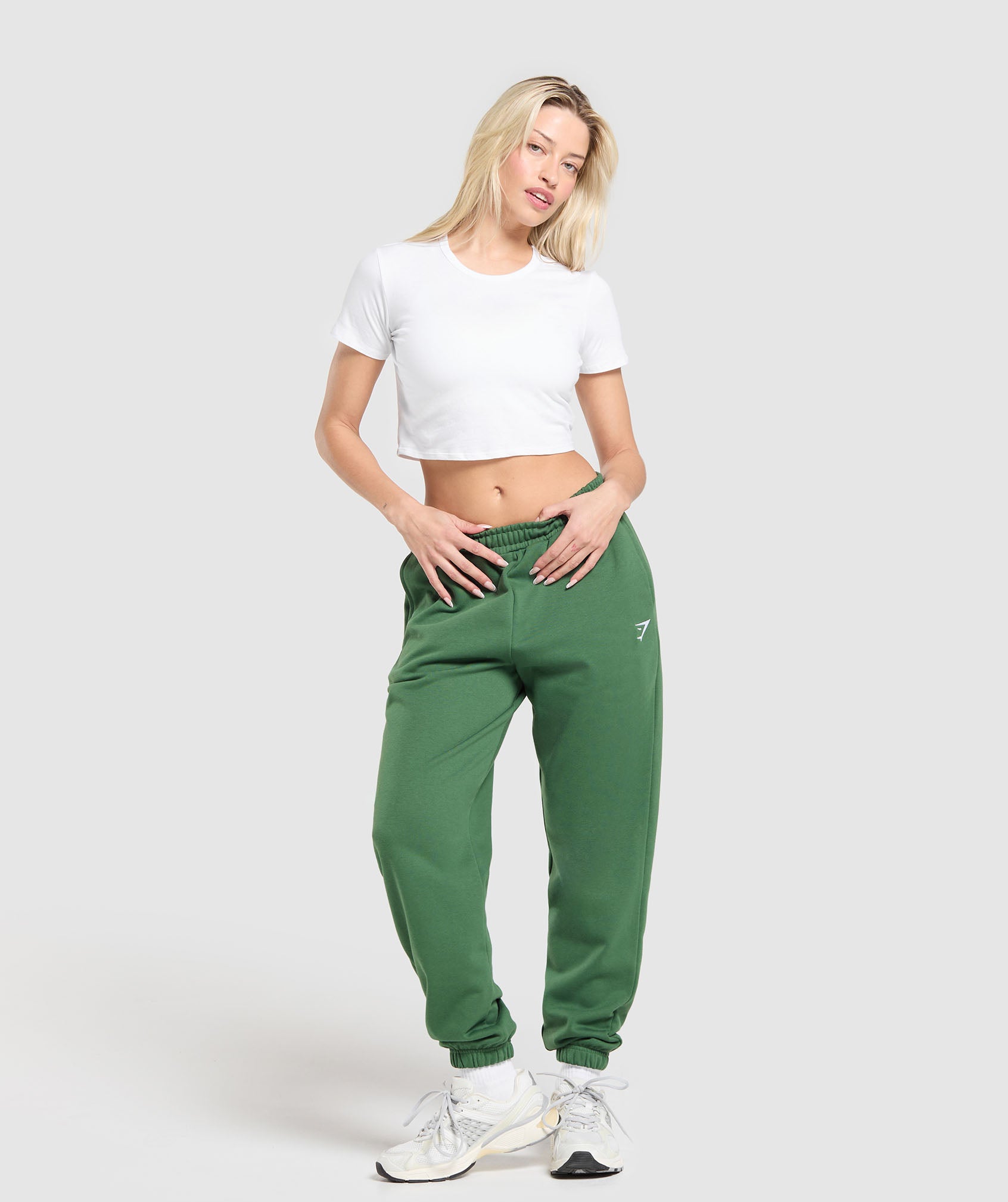 Gymshark Training Regular Fleece Joggers - Classic Green