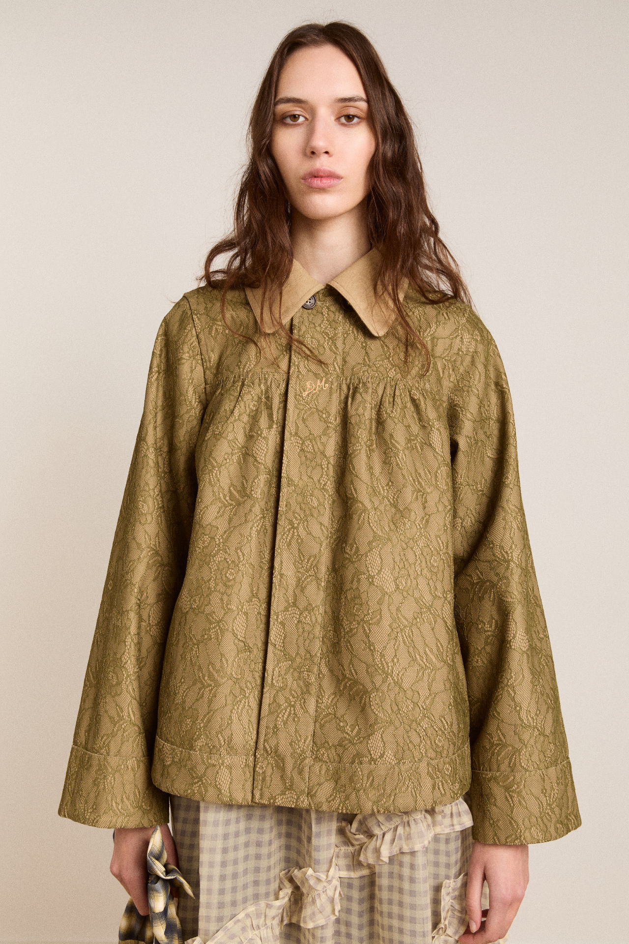Mini Mercedes Reversible Coat - Lace