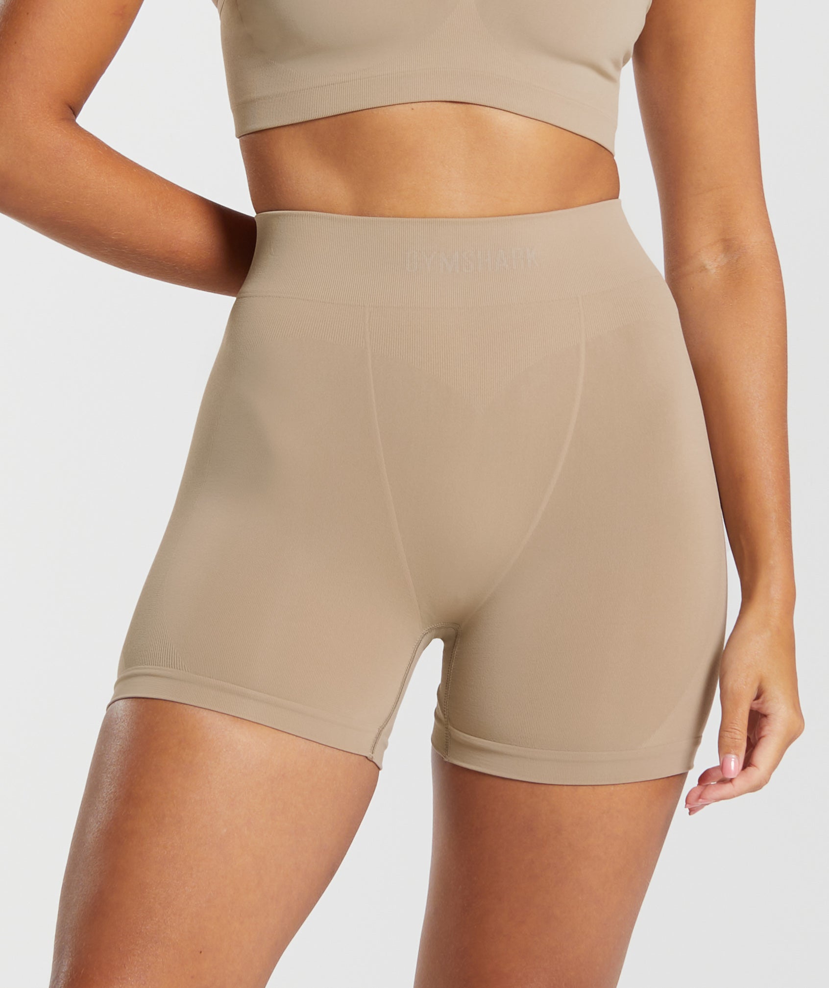 Gymshark Seamless Boxer - Cement Brown