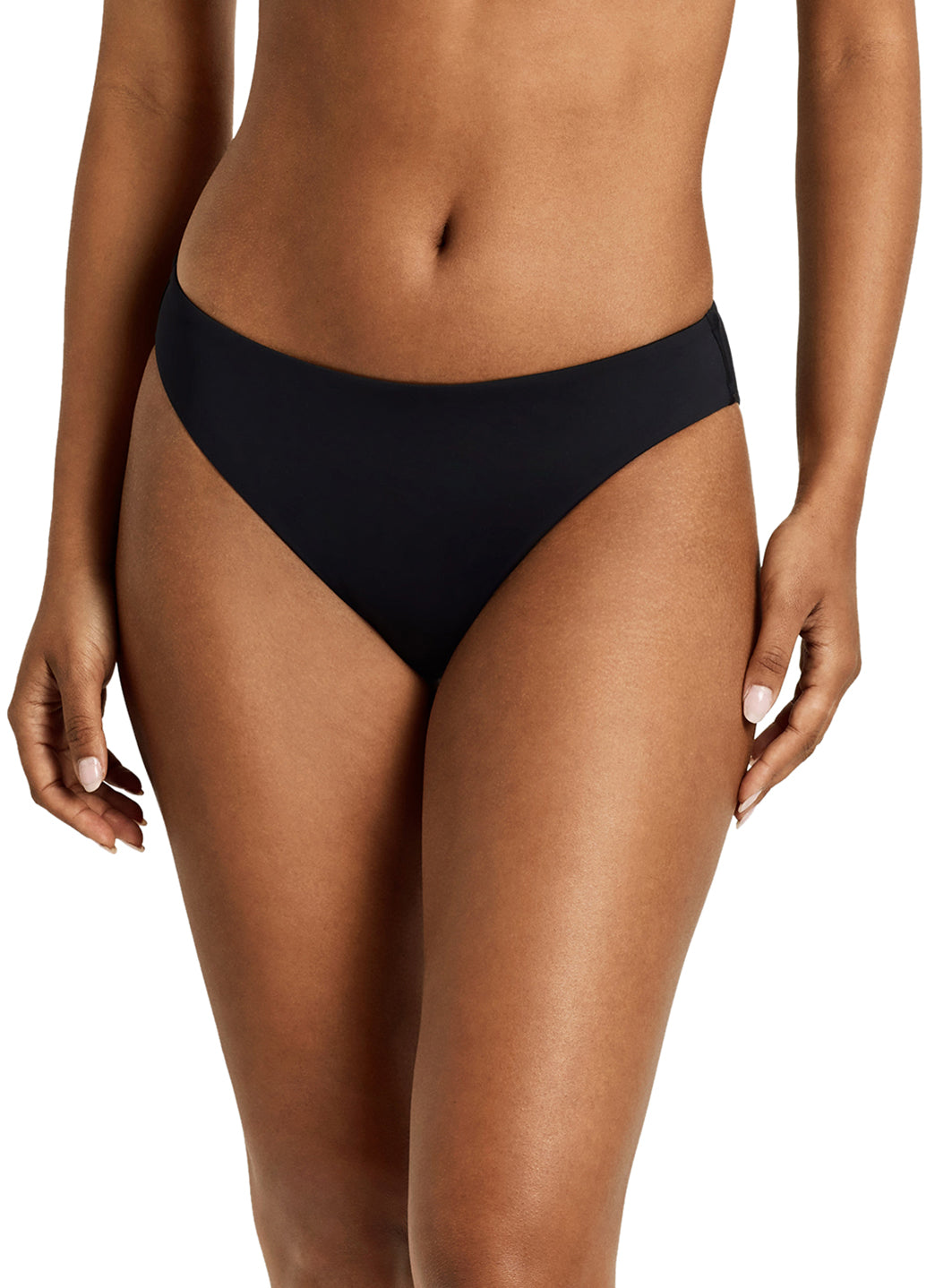Lauren Ralph Lauren Women's Beach Club Solids Curved Waist Bikini Bottom