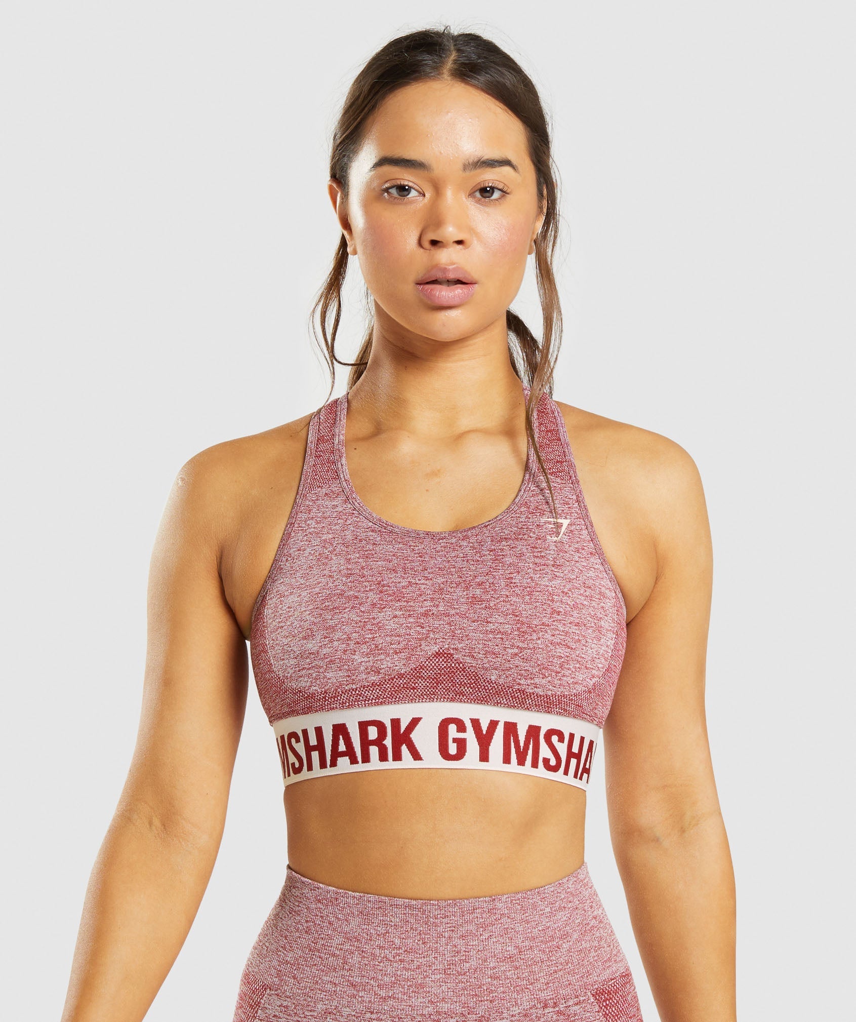 Gymshark Flex Sports Bra - Burgundy Marl