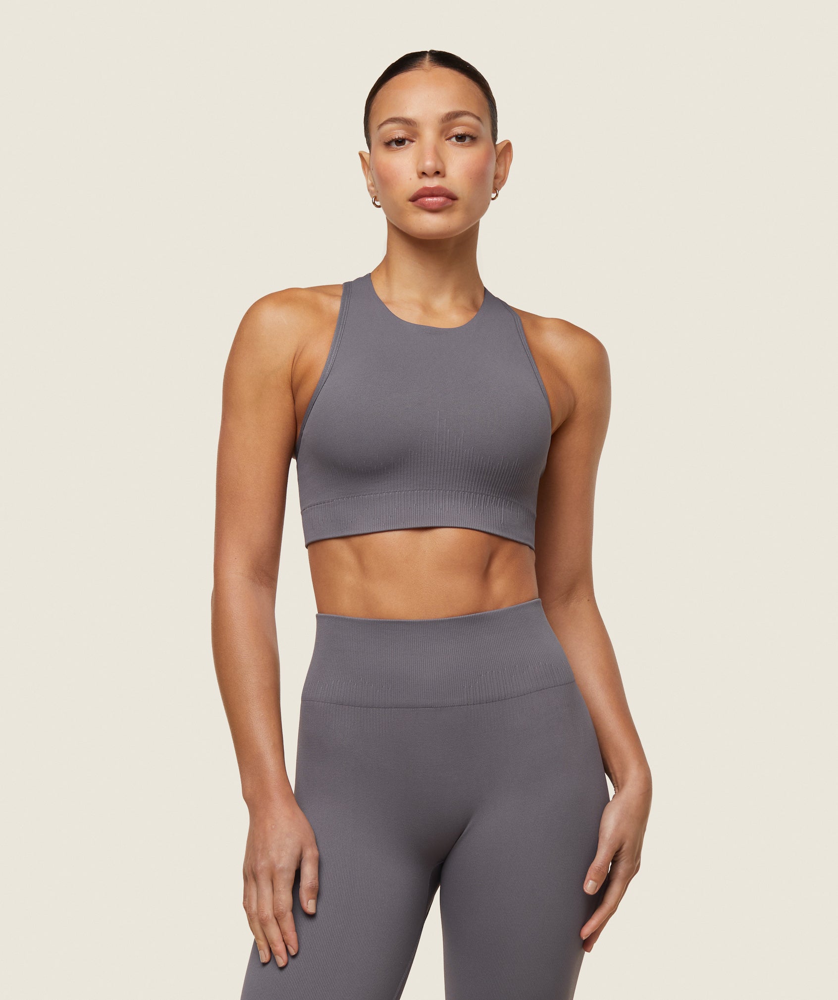 Gymshark Everywhere Seamless Sports Bra - Brushed Grey