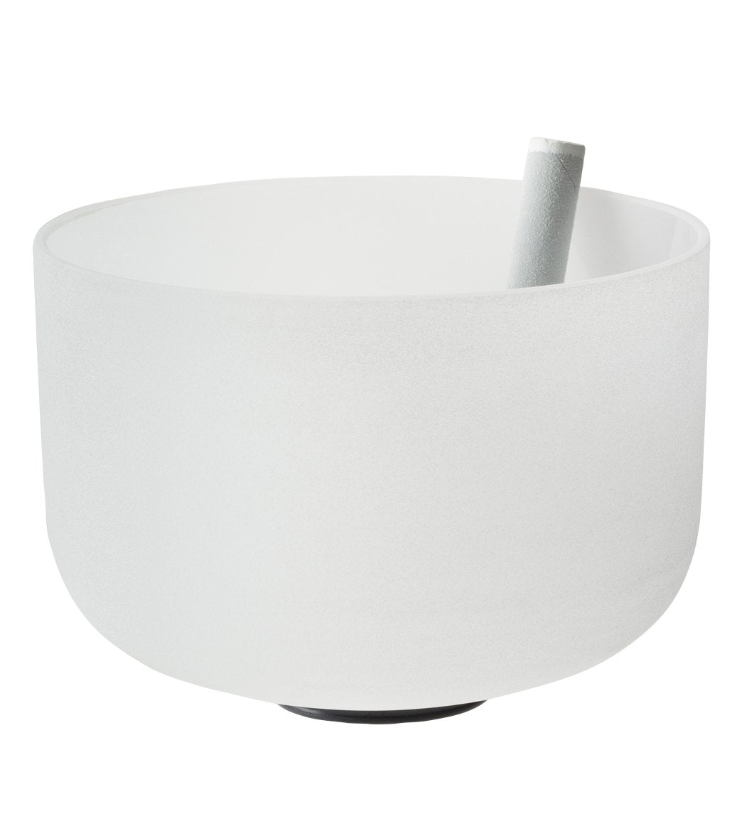 Sacred Space Frosted B Crown Chakra Crystal Singing Bowl 12" #C12Bp20