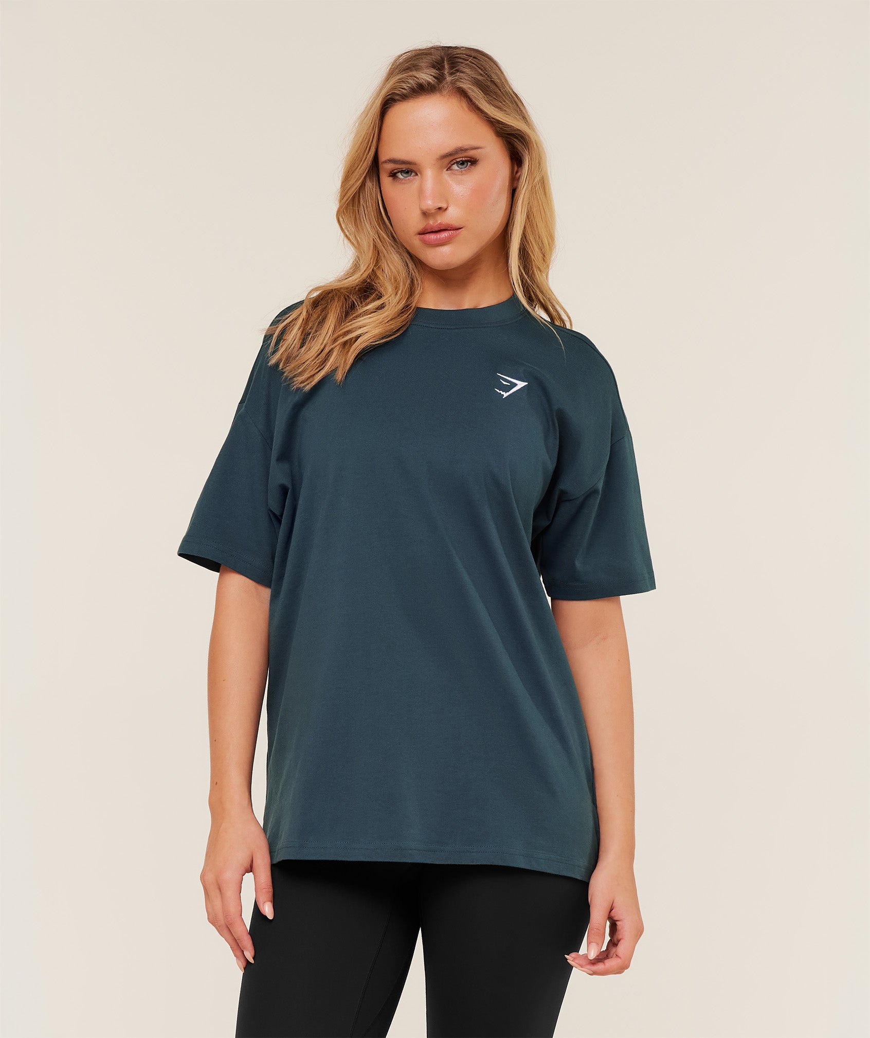 Gymshark Training Oversized T-Shirt - Stealth Blue