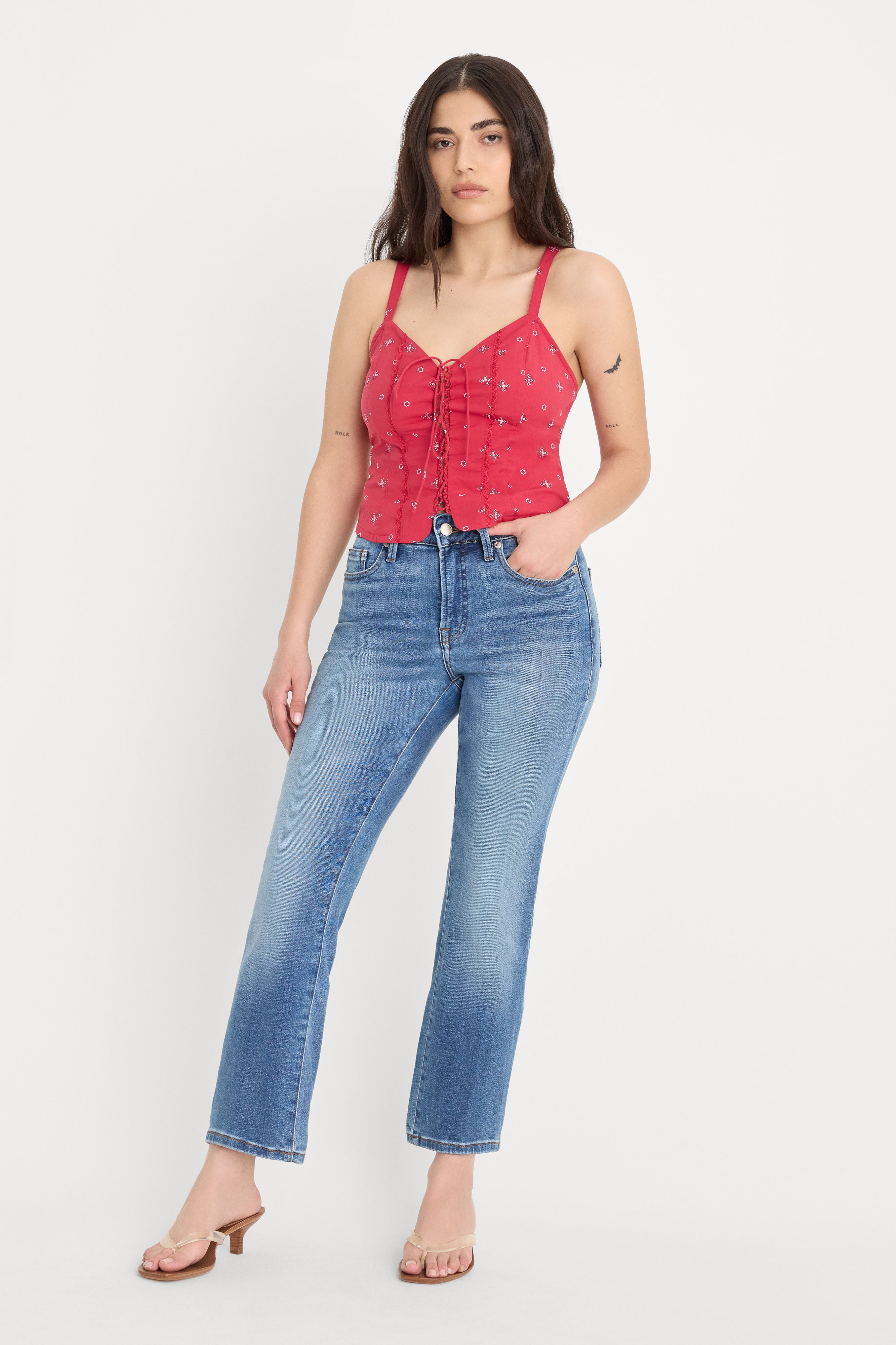DOLLY JOLEANS PETITE STRAIGHT JEANS | INDIGO1194