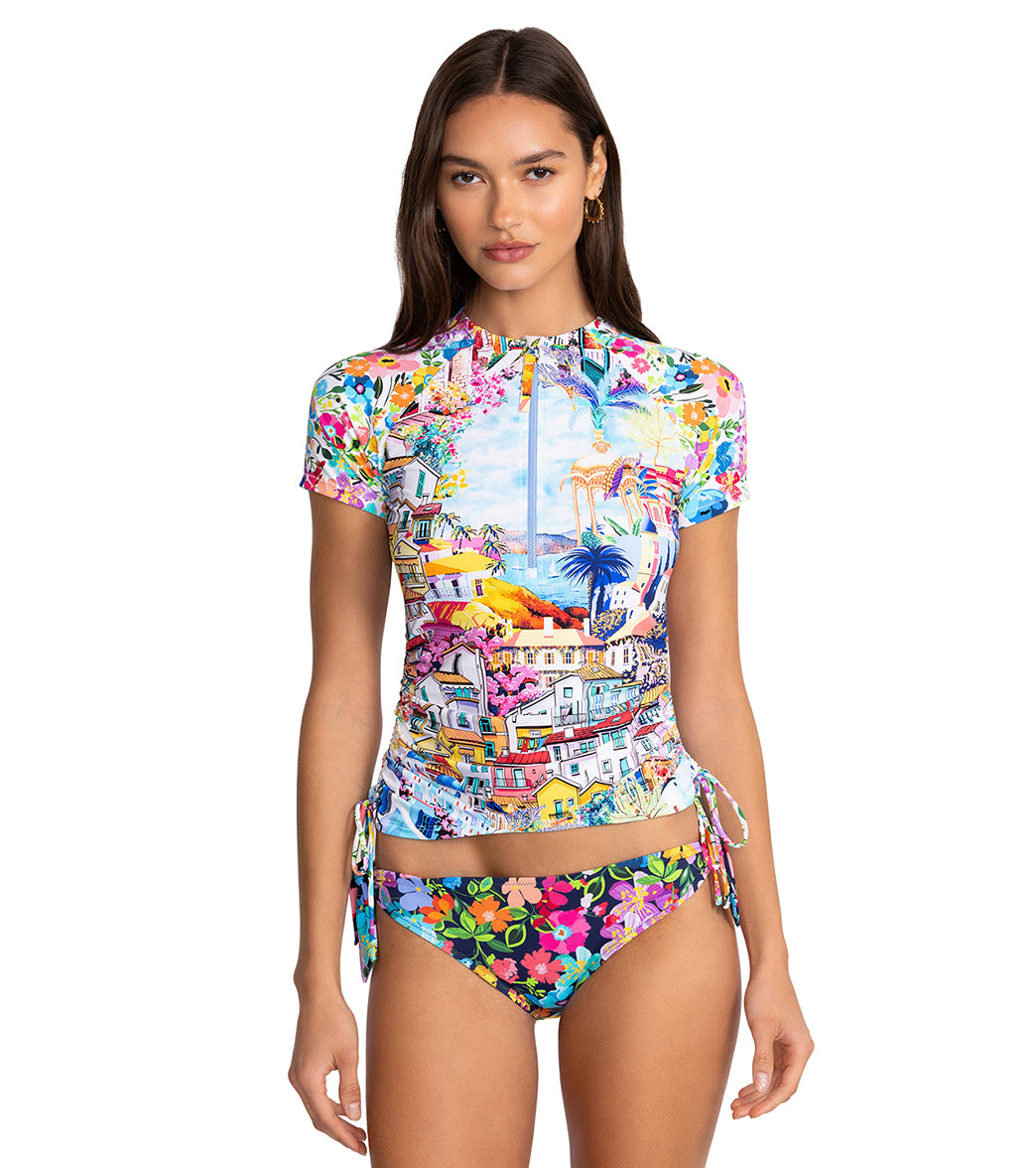Johnny Was Women's Cannes Drawstring Surf Shirt