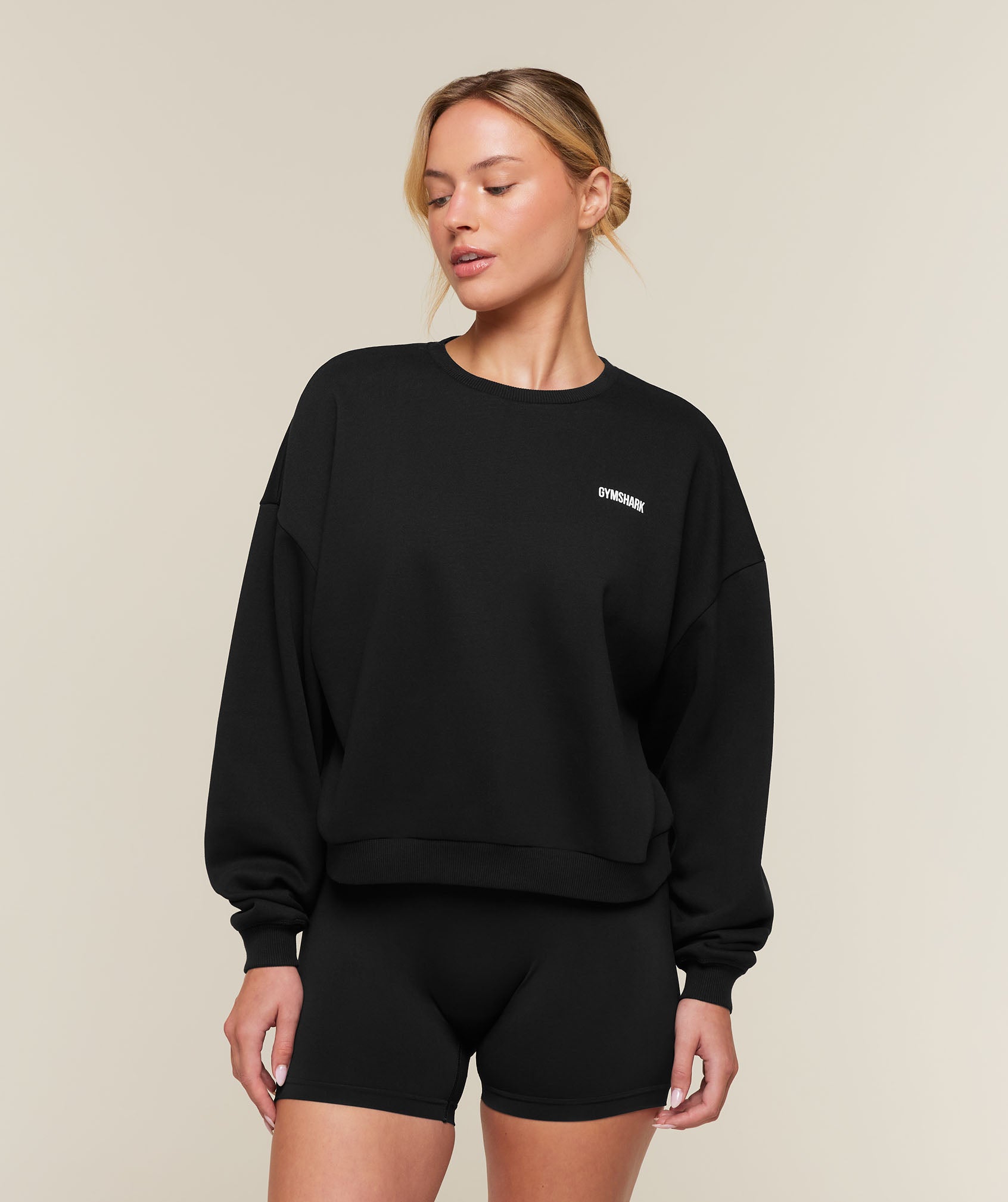 Gymshark Cosy Luxe Sweatshirt - Black