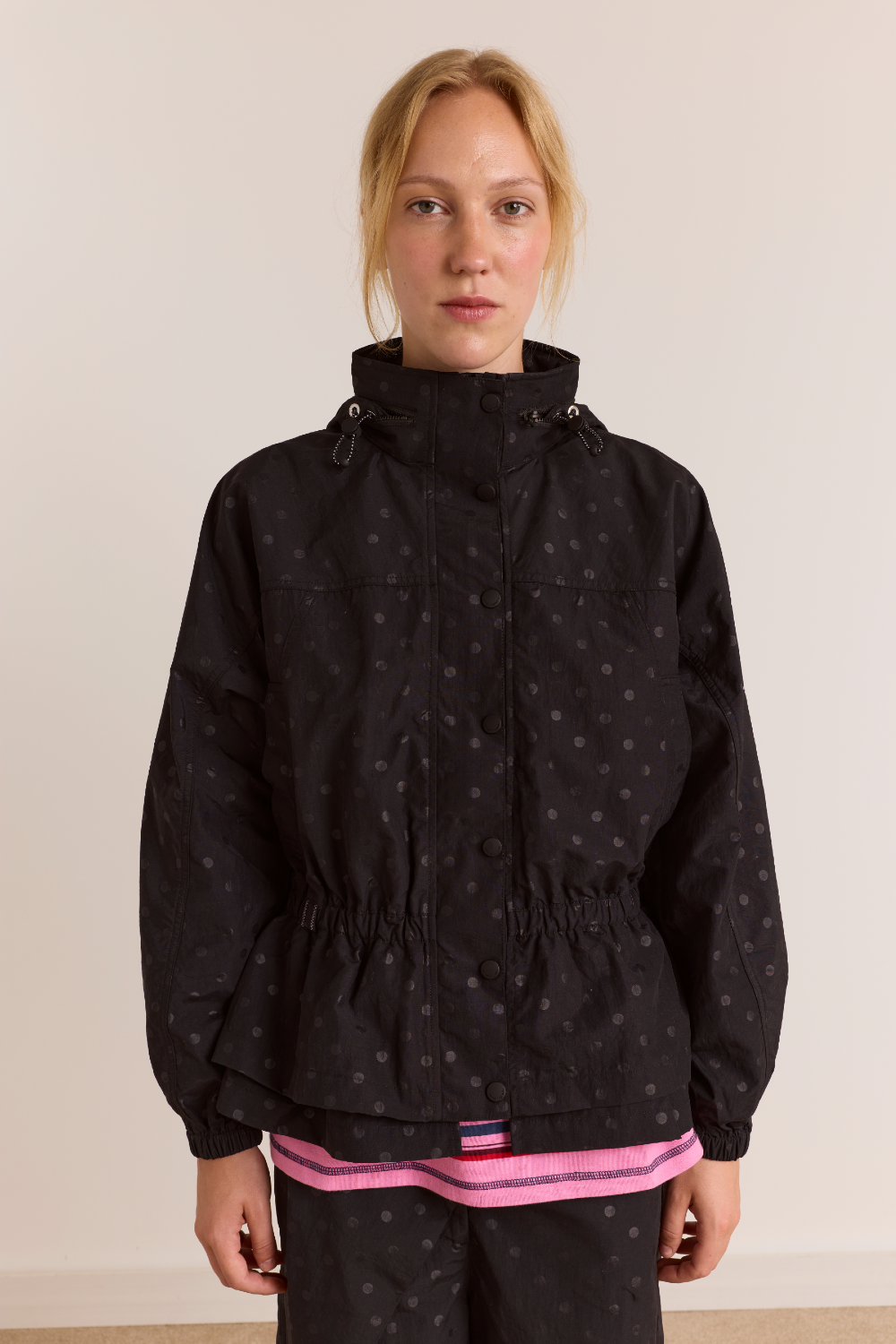Athena Raincoat- Black Spot
