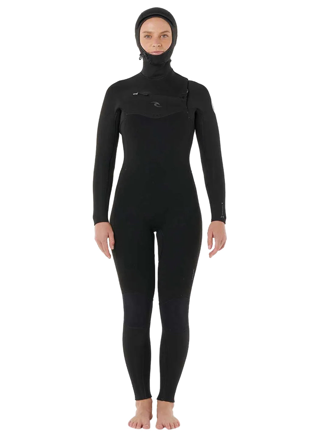 Rip Curl Women's 5/4mm Dawn Patrol Chest Zip Hooded Fullsuit Wetsuit