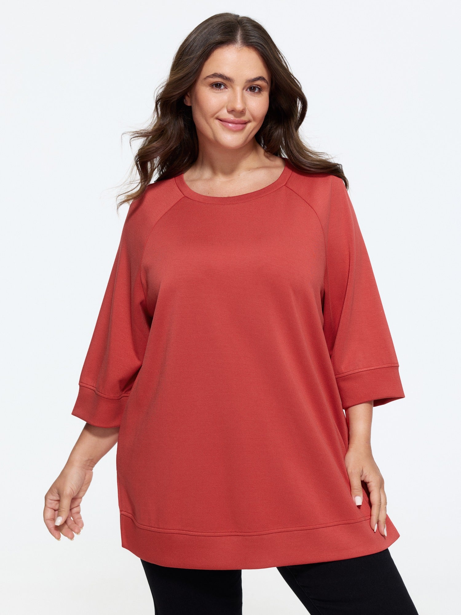Supersoft Raglan Sleeve Loose Fit Sweatshirt