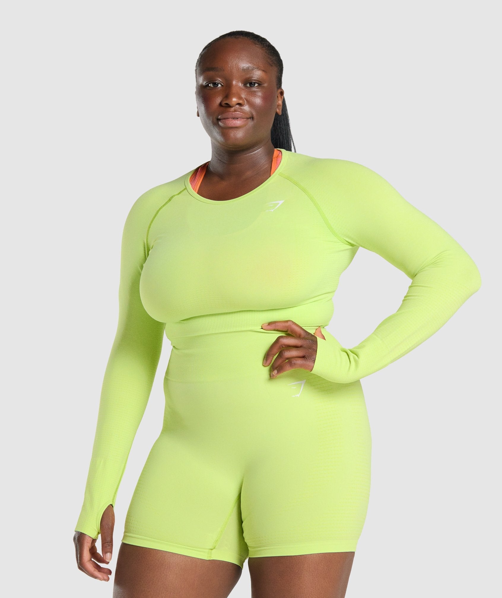 Gymshark Vital Crop Top - Yellow