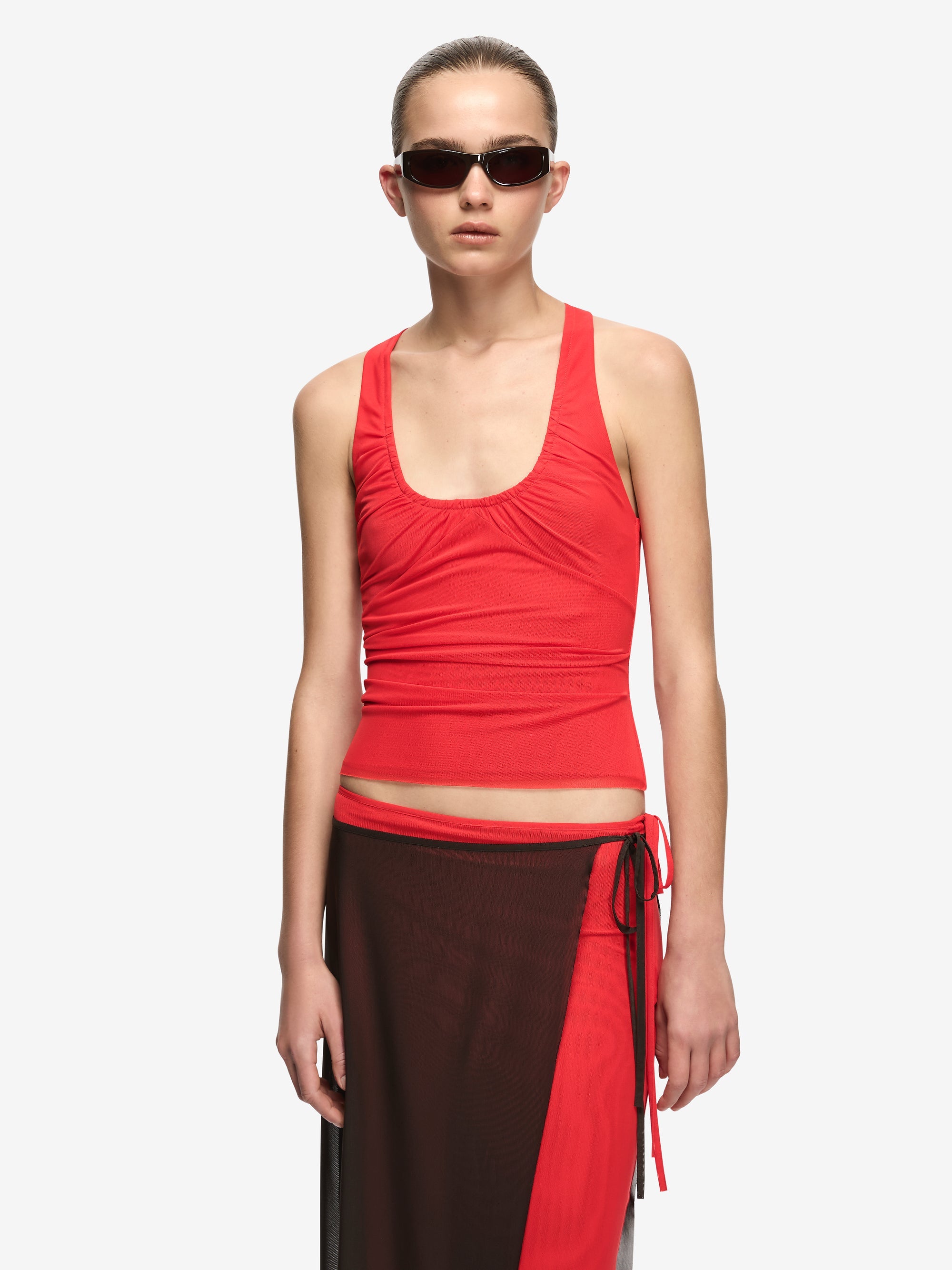 ALYNA RACER TOP - FLAME