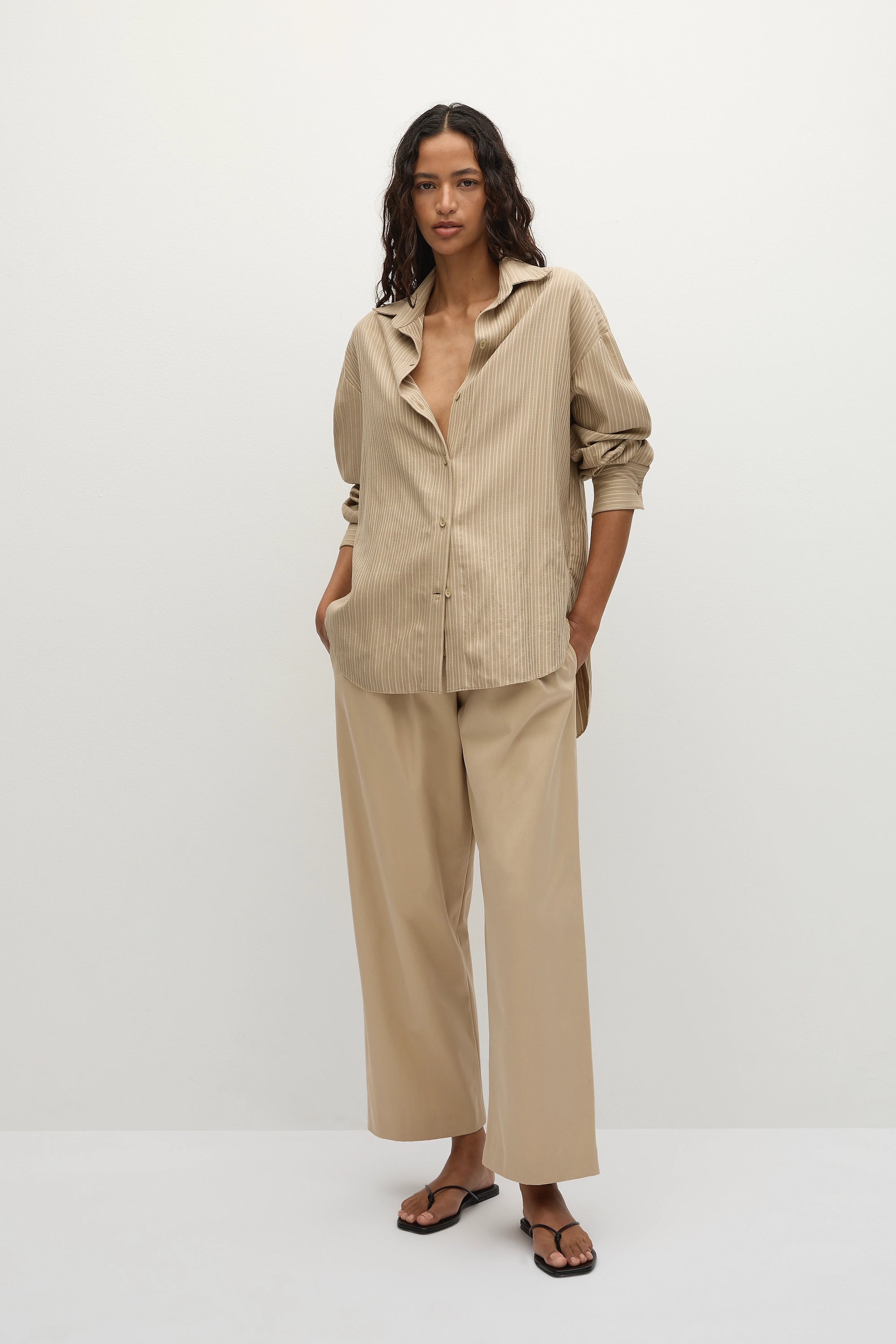 Sable Trouser Fawn - Final Sale