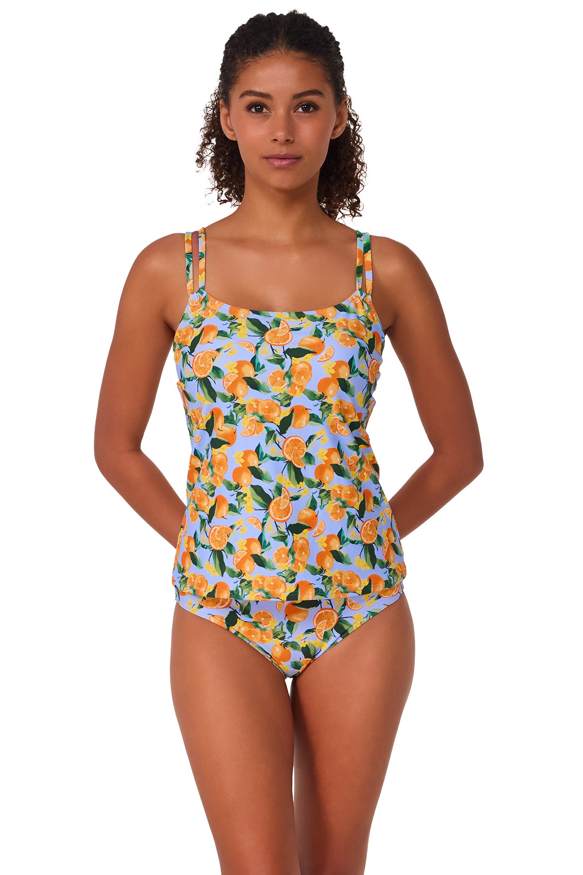 Sunsets Clementine Taylor Tankini Top