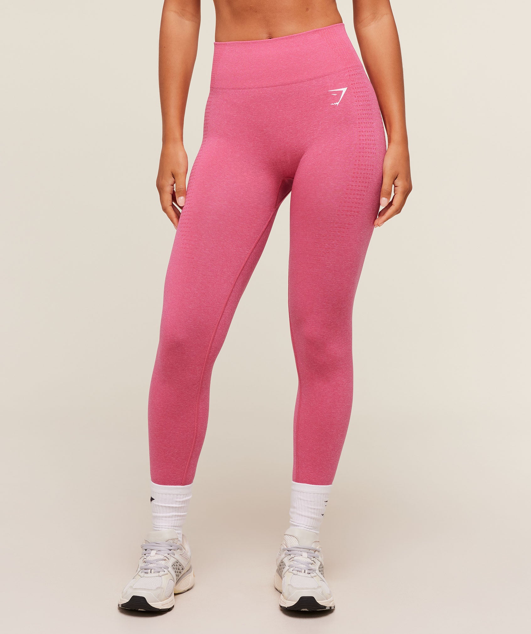 Gymshark Vital Sculpt Seamless Legging - Vintage Rouge Pink/Marl