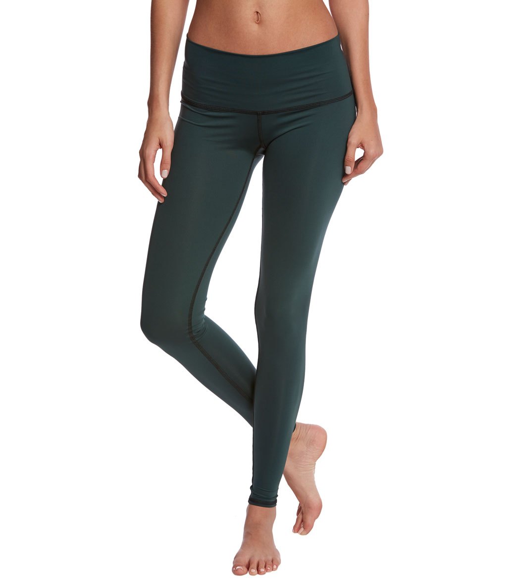 Teeki Hunter Green Hot Yoga Pants