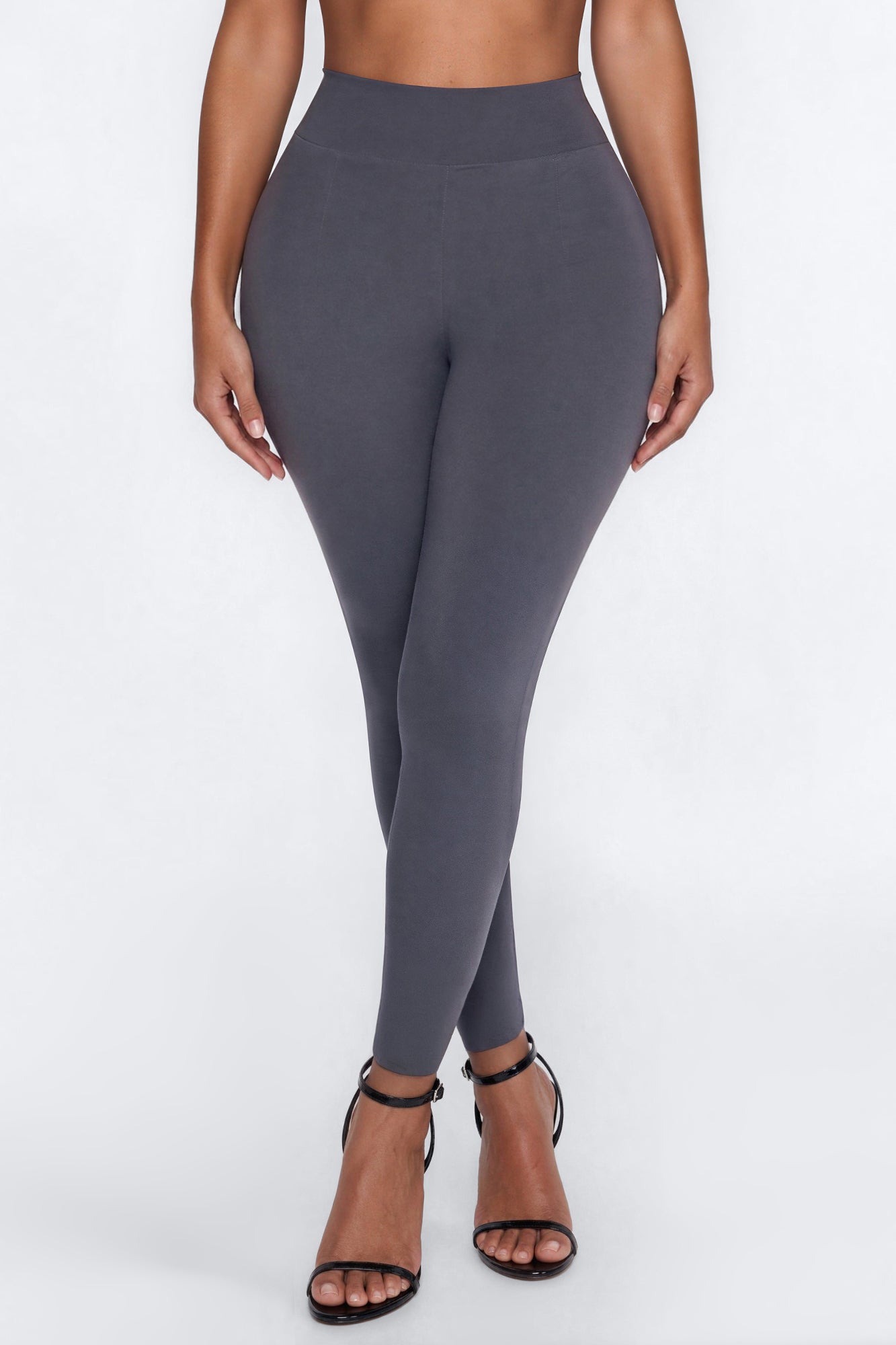 Venetian High Rise Pants - Charcoal