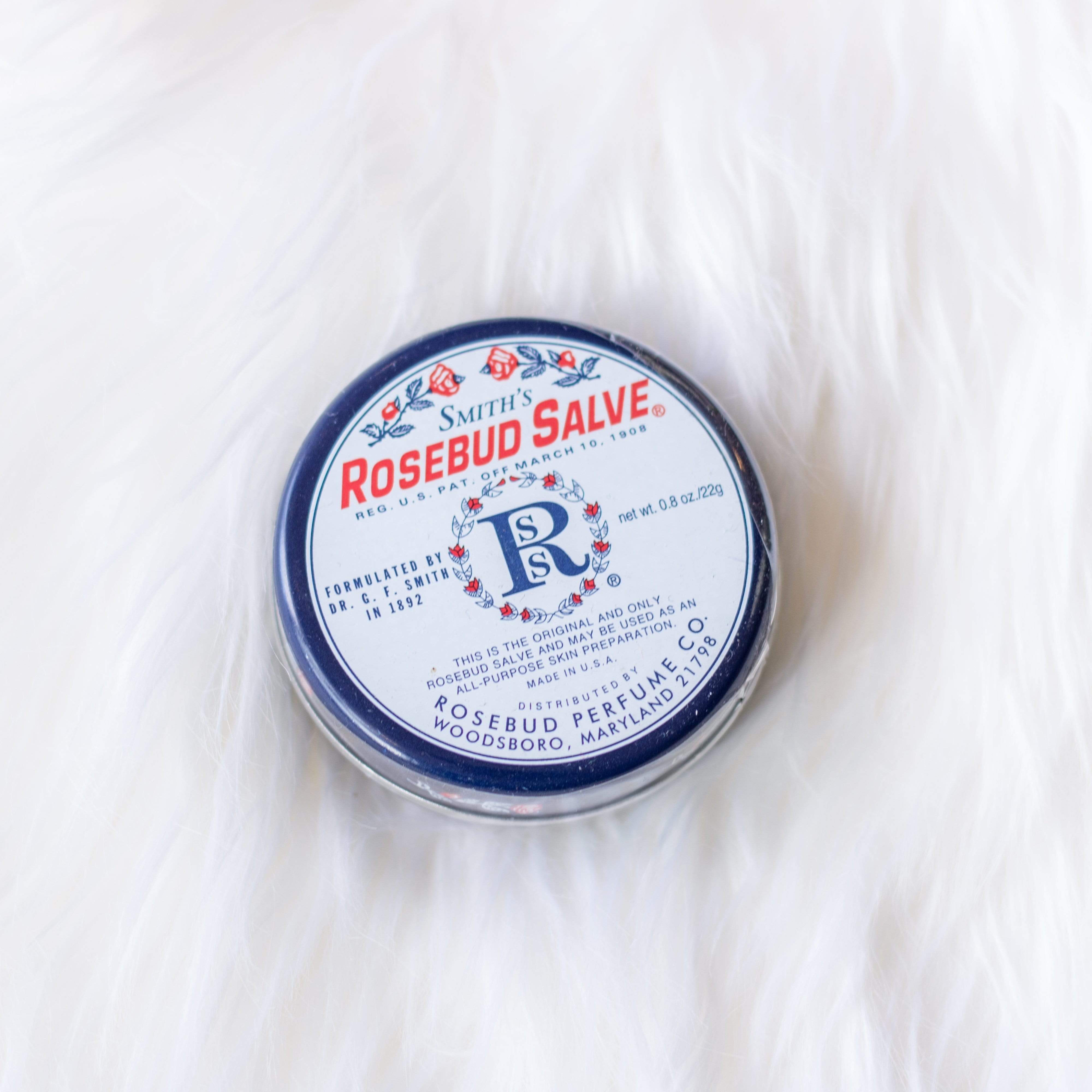 Rosebud Perfume Co. Smith's Rosebud Salve Tin