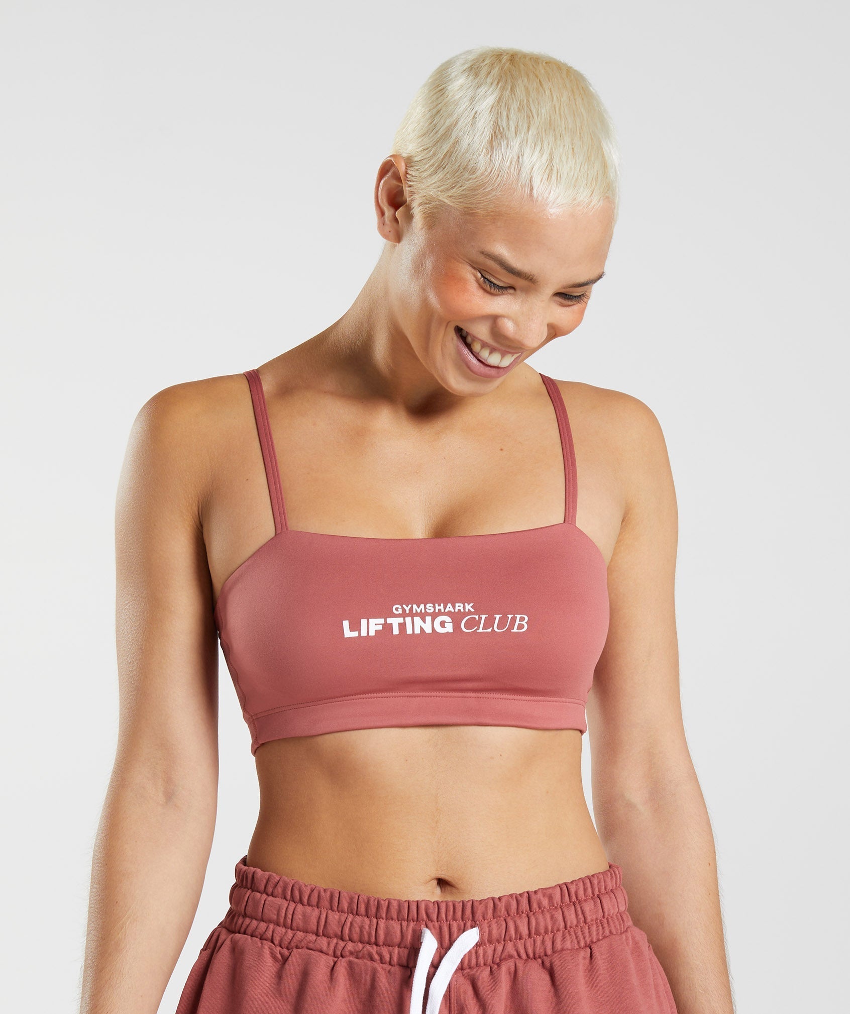 Gymshark Social Club Bandeau - Brown